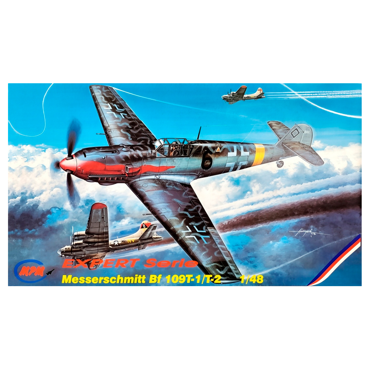 1/48 Messerschmitt Bf 109T-1/T-2 Expert Series / Hi-Tech