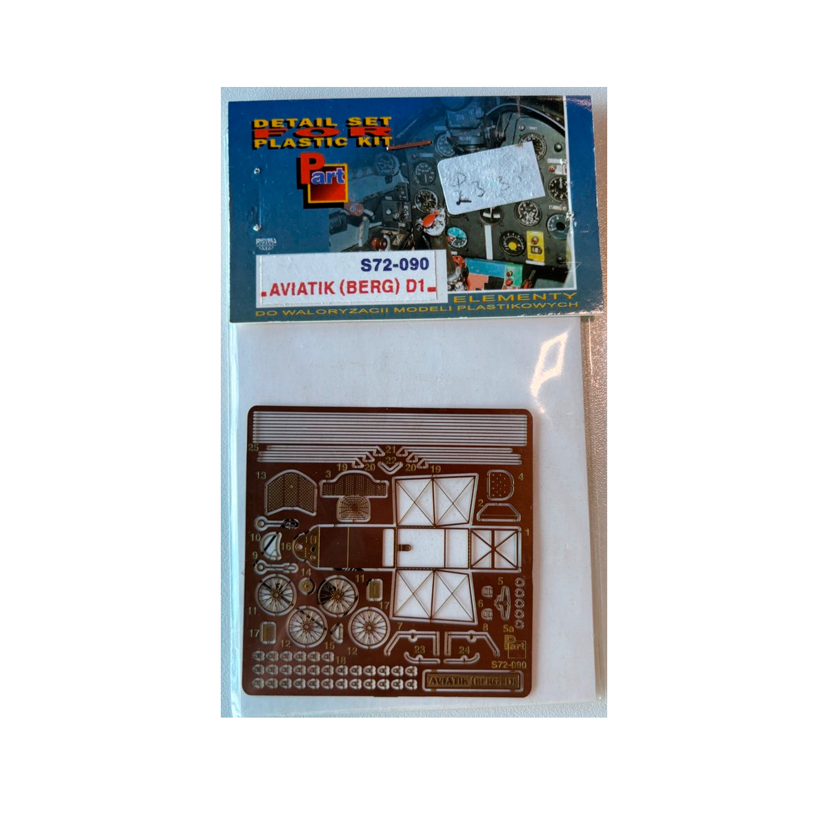 Part 1/72 Aviatik (Berg) D.I – PE Detail Set Up (for Toko)