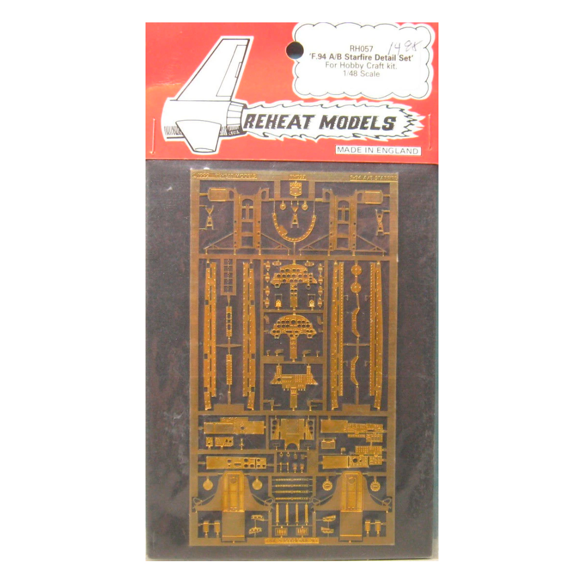 Reheat Models 1/48 F.94 A/B Starfire Detail Set for Hobbycraft kit