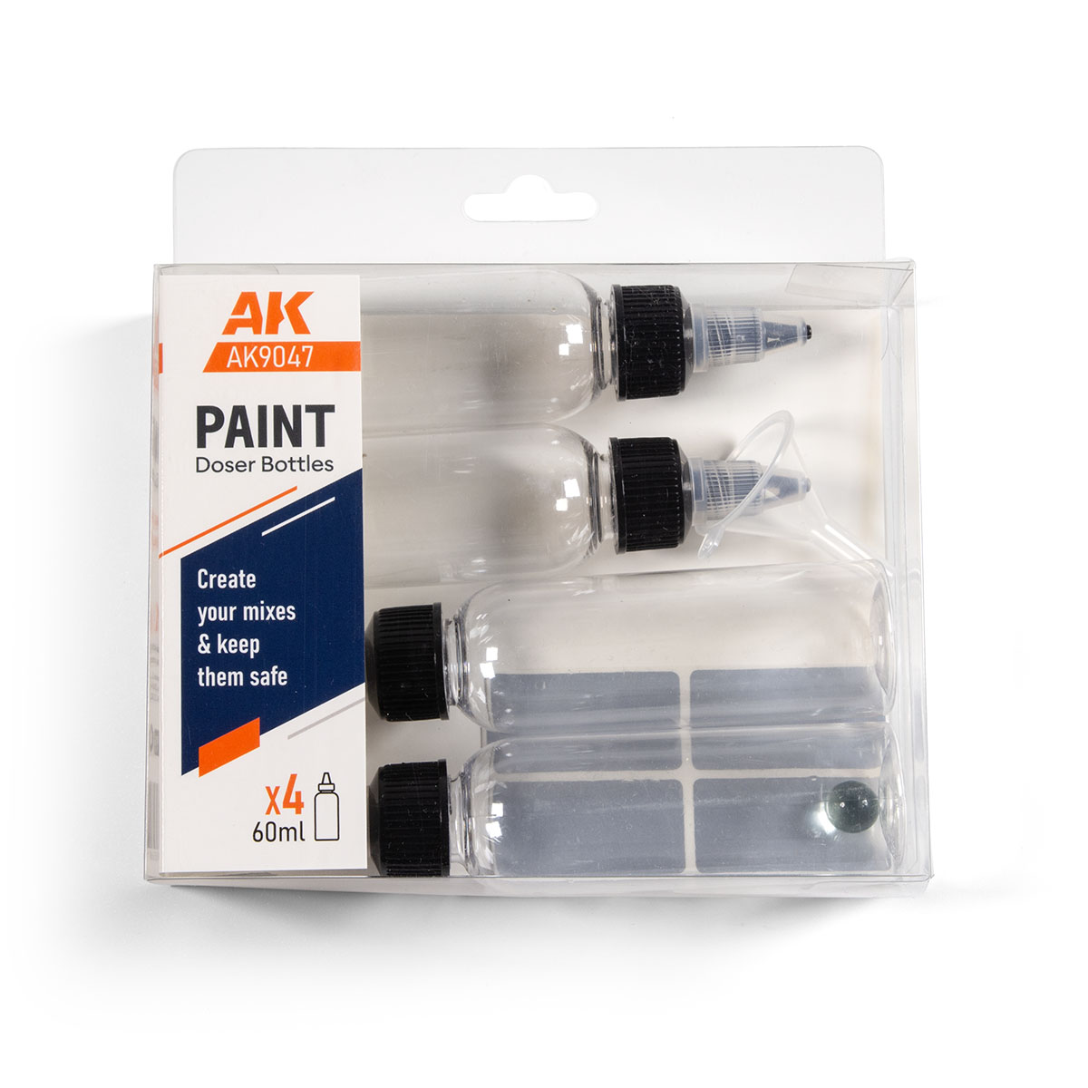 PAINT DOSER BOTTLES 60ml.