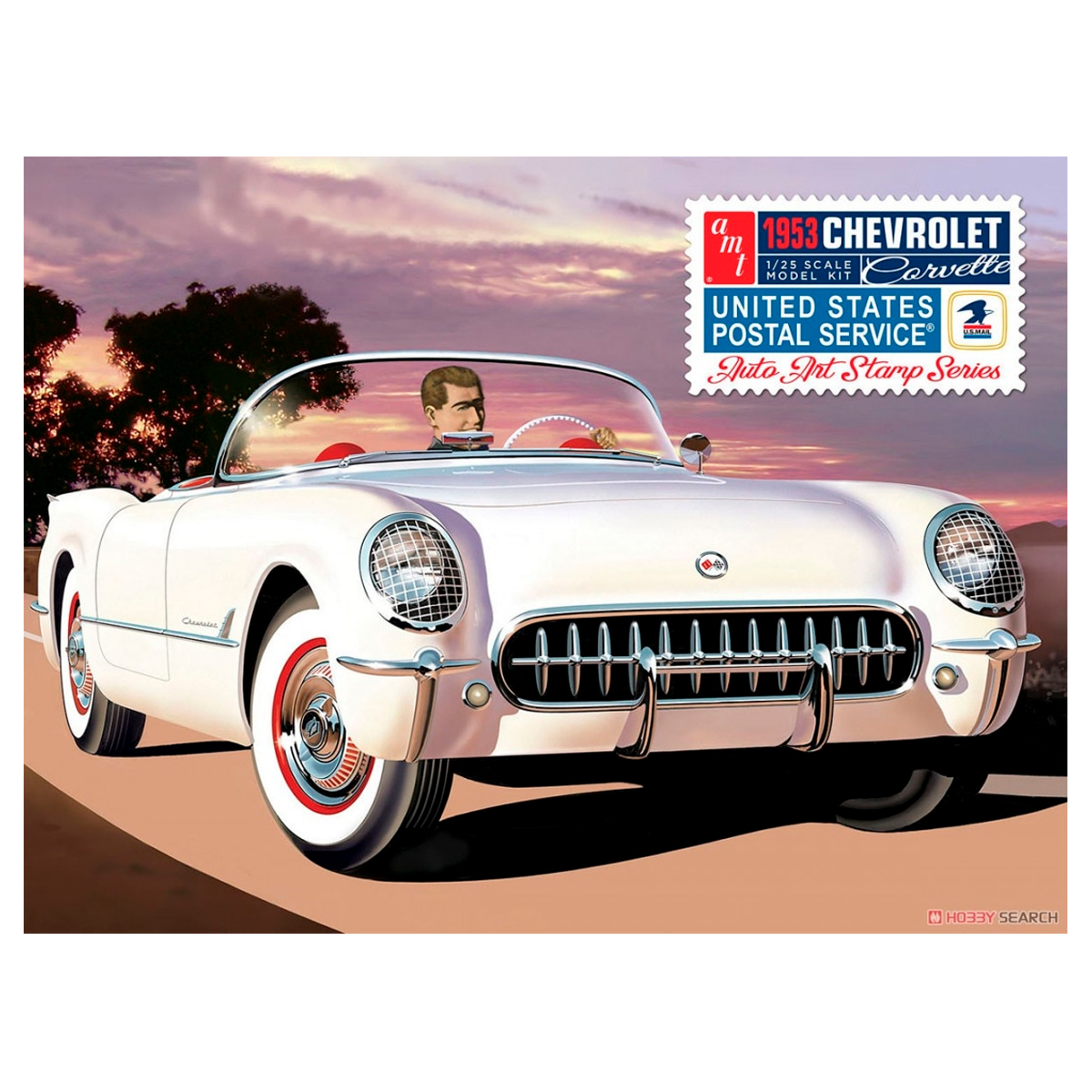 1/25 USPS Stamp Series 1953 Chevrolet Corvette