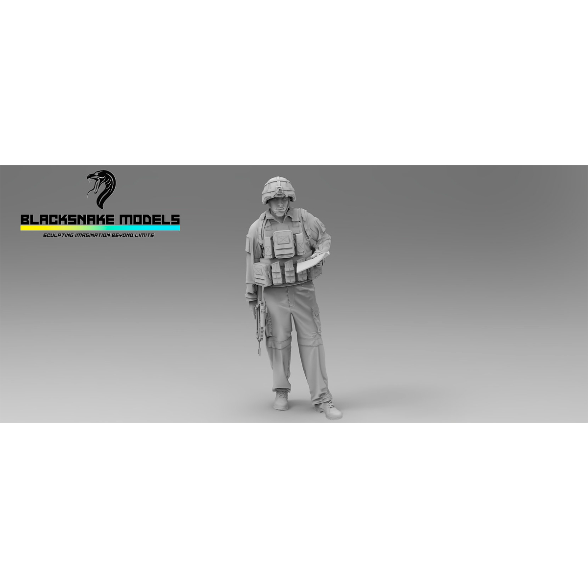 French Soldier on Patrol in Afghanistan 05 1/35