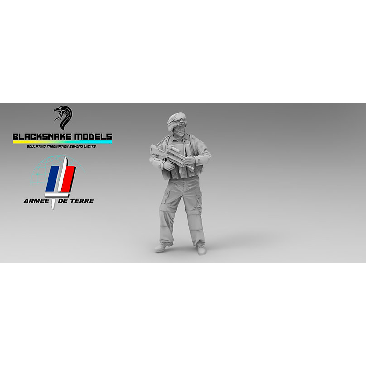 French Engineer Soldier in Afghanistan 01 1/35