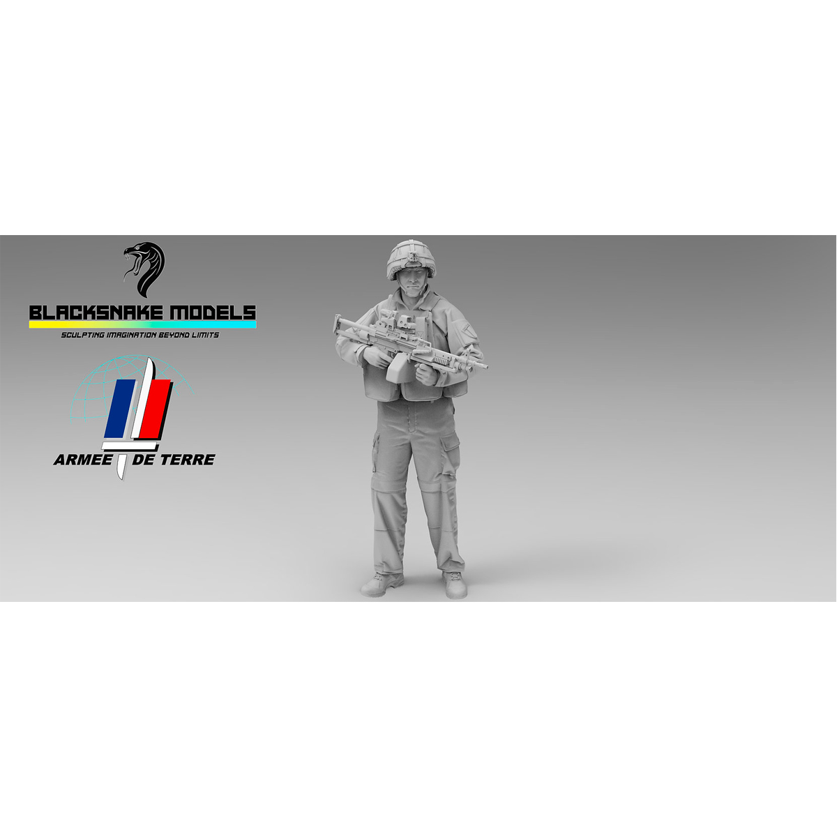 French Engineer Soldier in Afghanistan 02 1/35