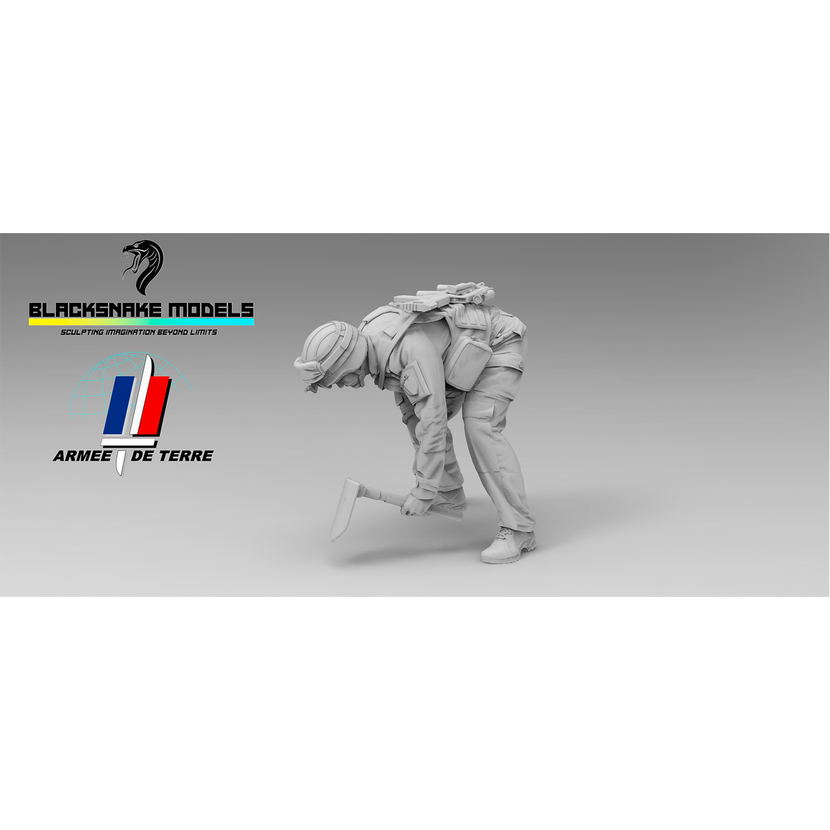 French Engineer Soldier in Afghanistan 04 1/35