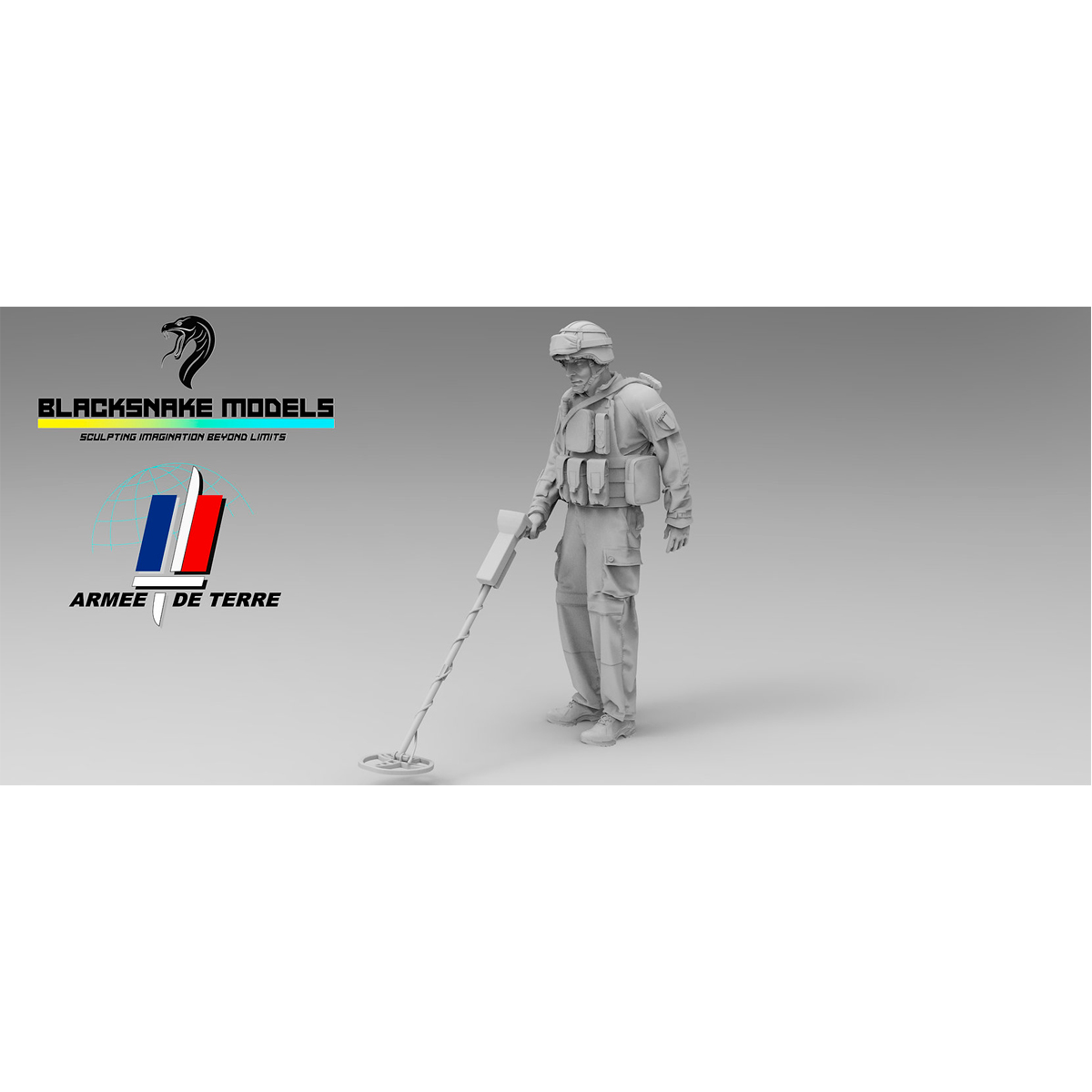 French Engineer Soldier in Afghanistan 05 1/35