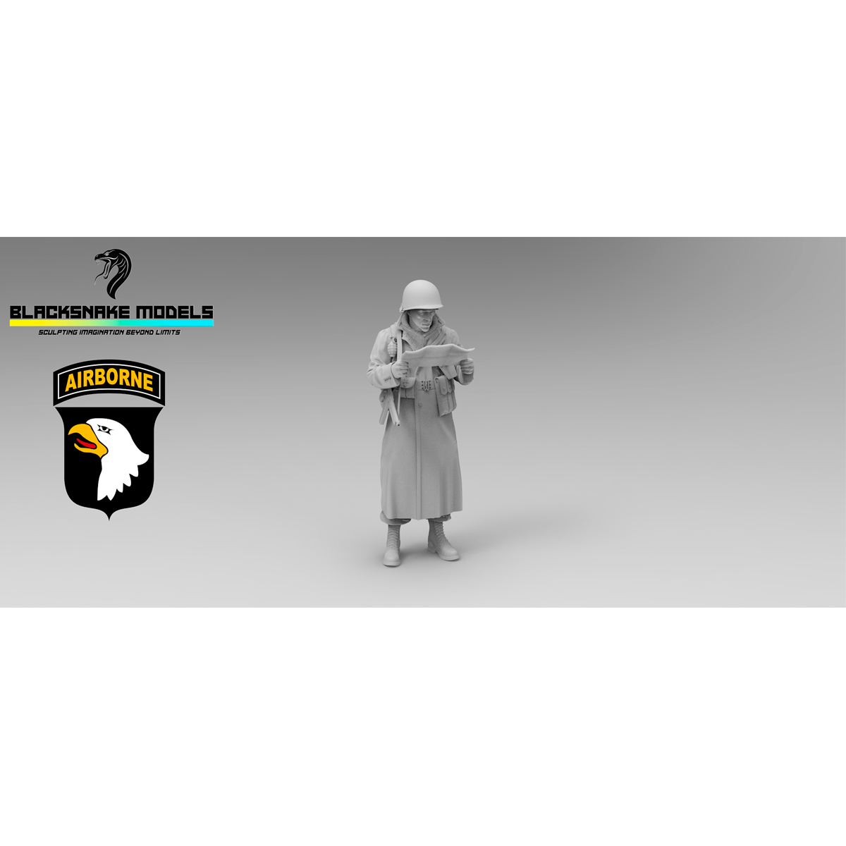 US 101st Airborne Soldier 24 – Officer 1/35