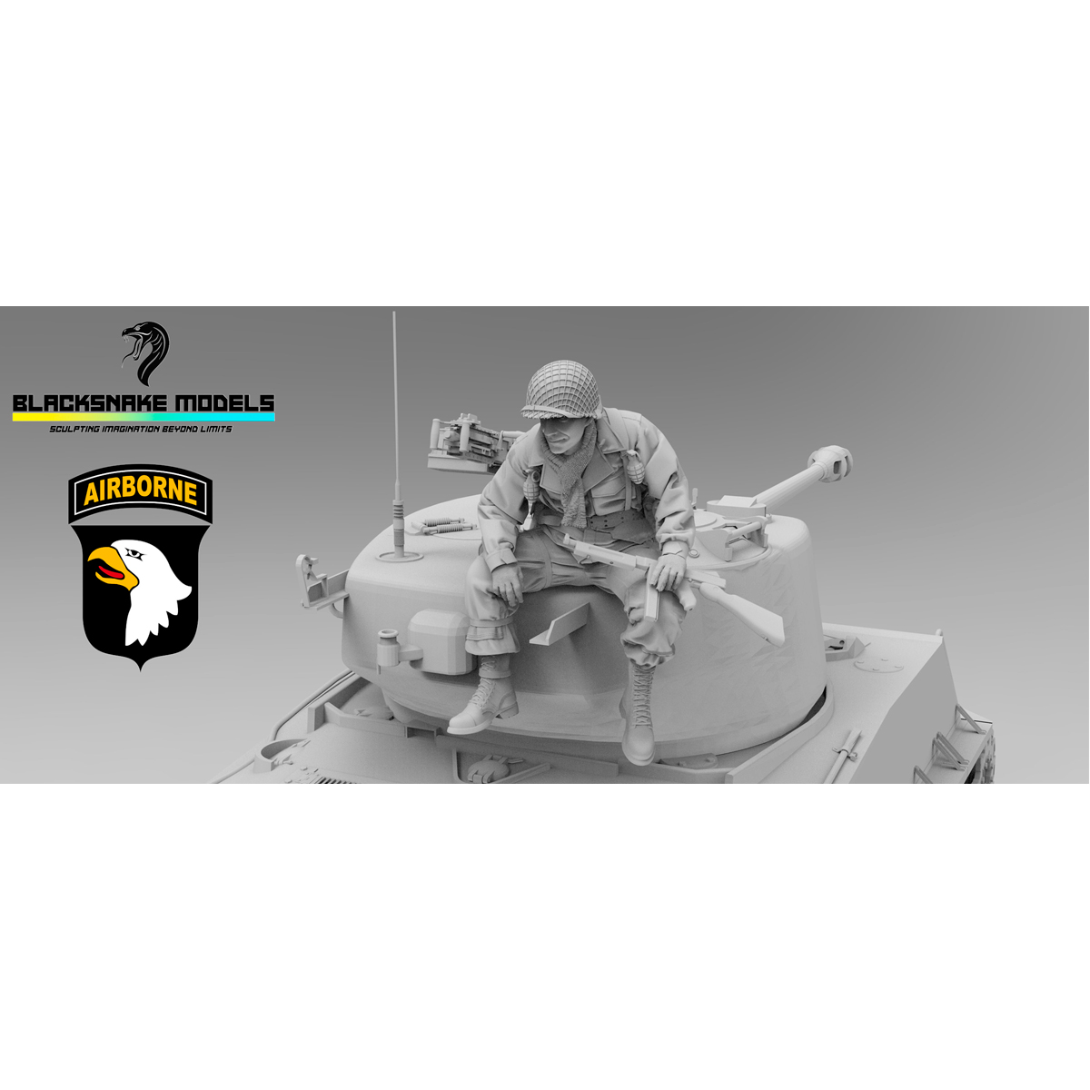 US 101st Airborne Soldier 27 1/35