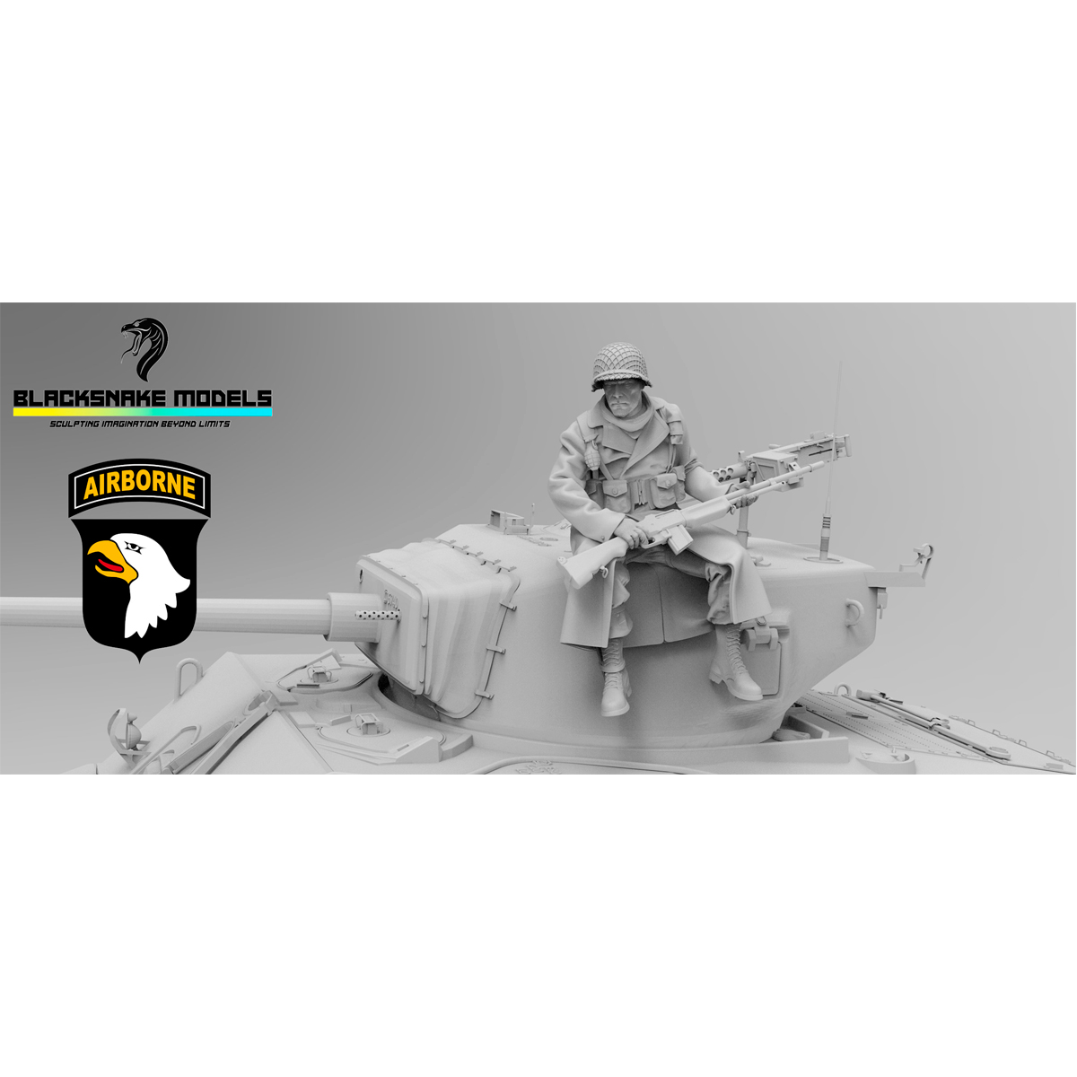 US 101st Airborne Soldier 28 1/35