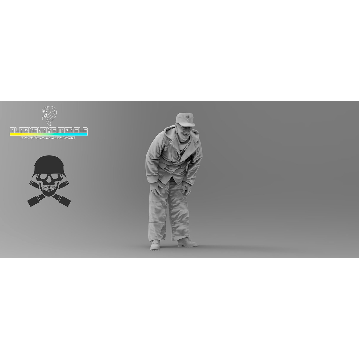 Tiger Crew “Totenkopf” in winter uniform (Eastern Front) 1/35