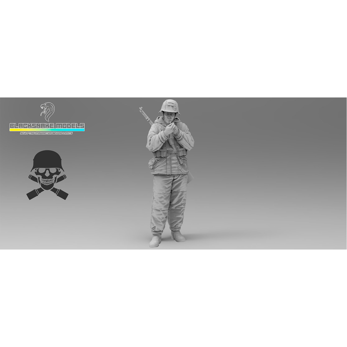 Infantryman «Totenkopf» in winter uniform (Eastern Front) 1/35