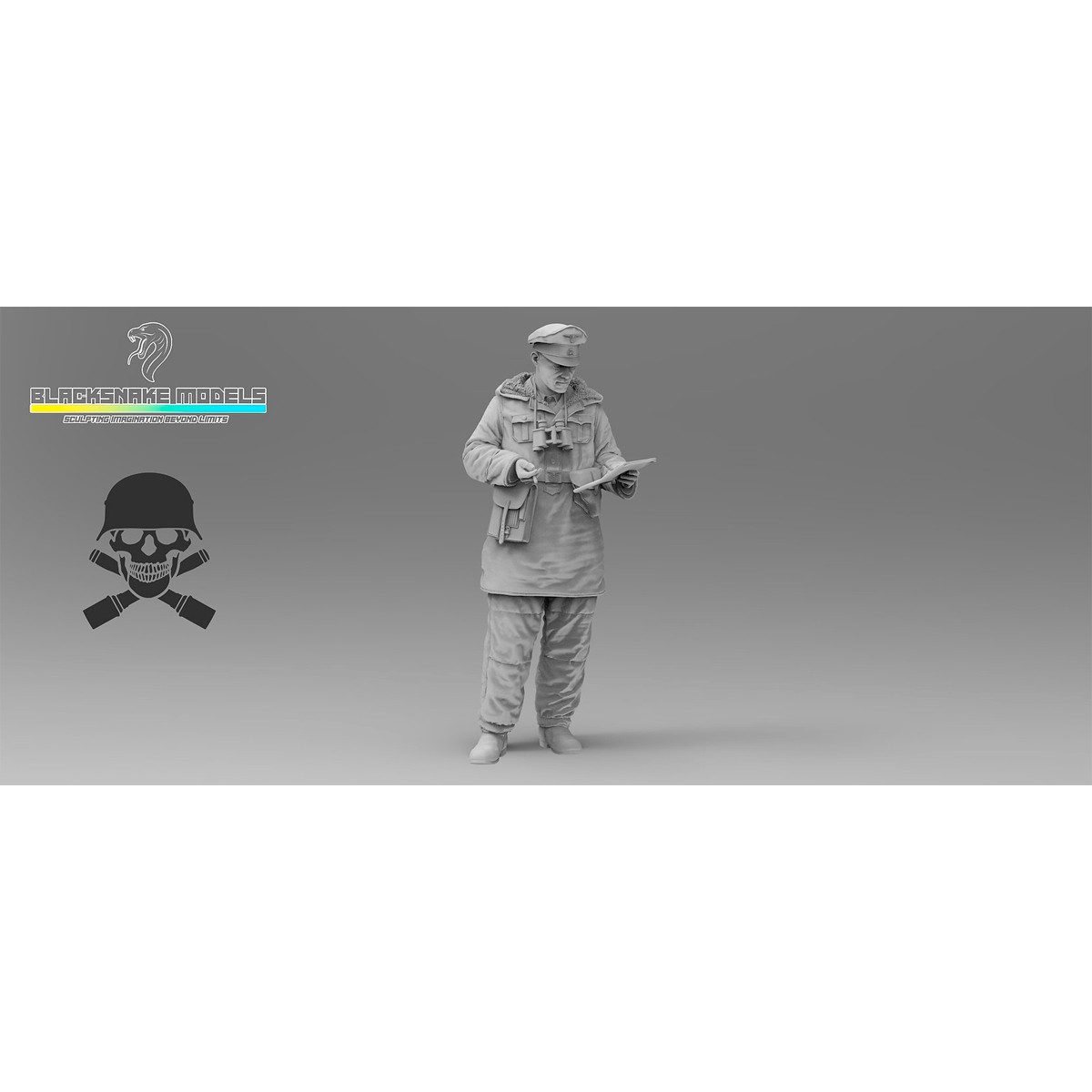 Officer «Totenkopf» in winter uniform (Eastern Front) 1/35