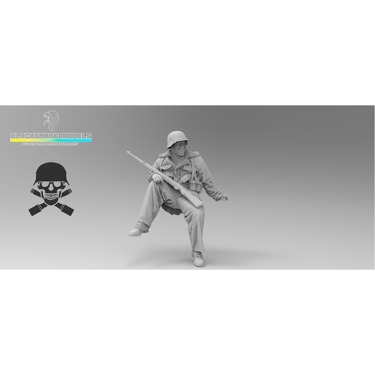 Rider «Totenkopf» in winter gear (Eastern Front) 1/35