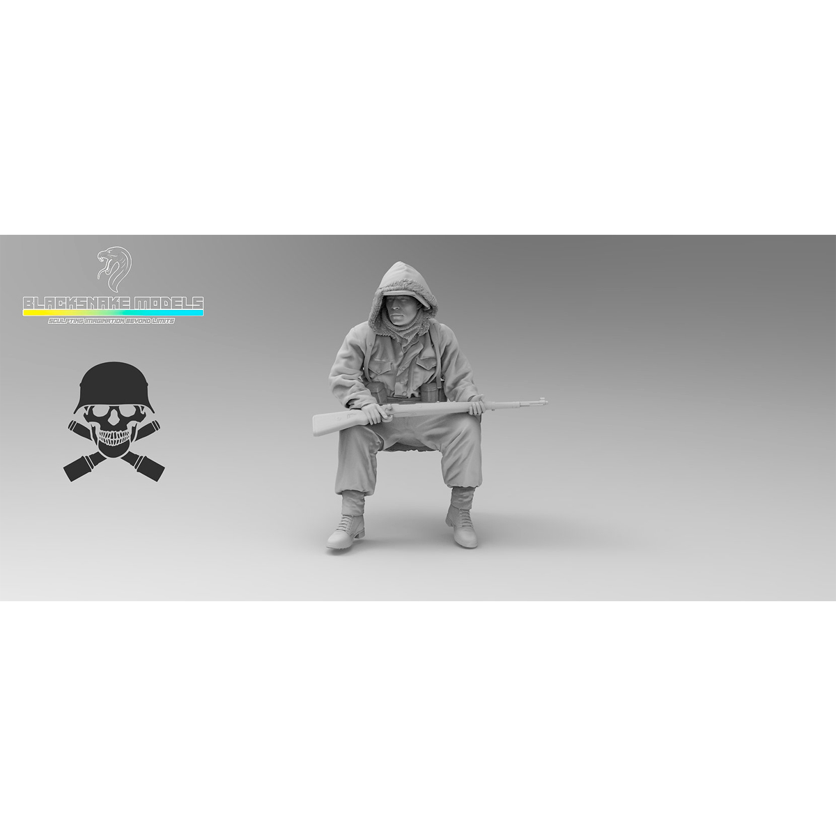 Rider «Totenkopf» in winter gear (Eastern Front) 1/35