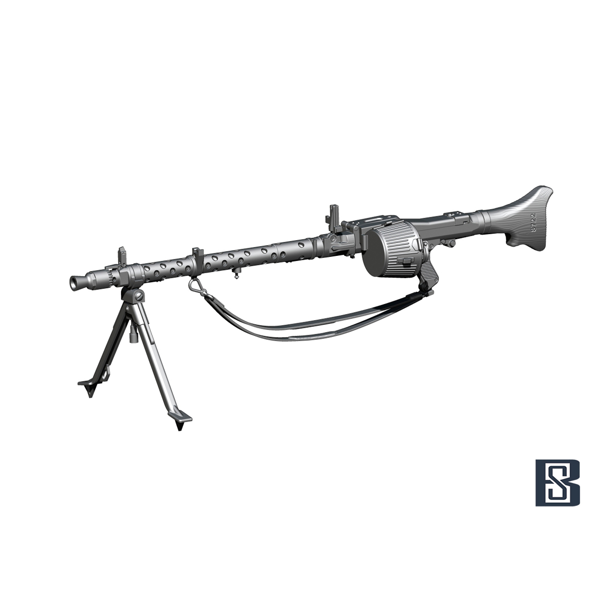 German MG34 for Infantry (3Pcs) 1/35