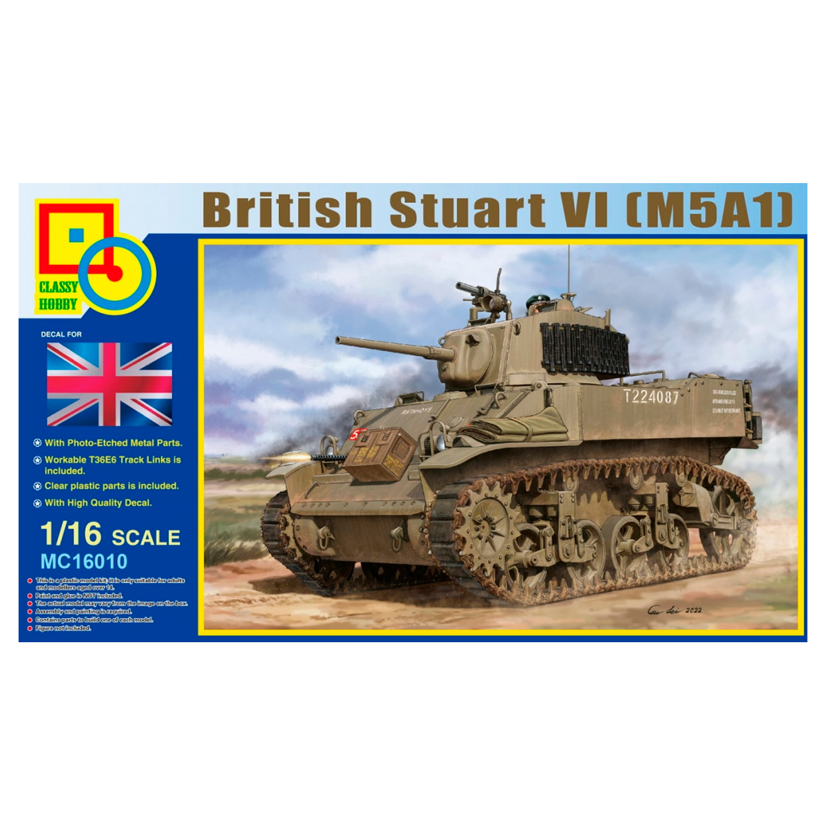 1/16 British Stuart VI (M5A1)