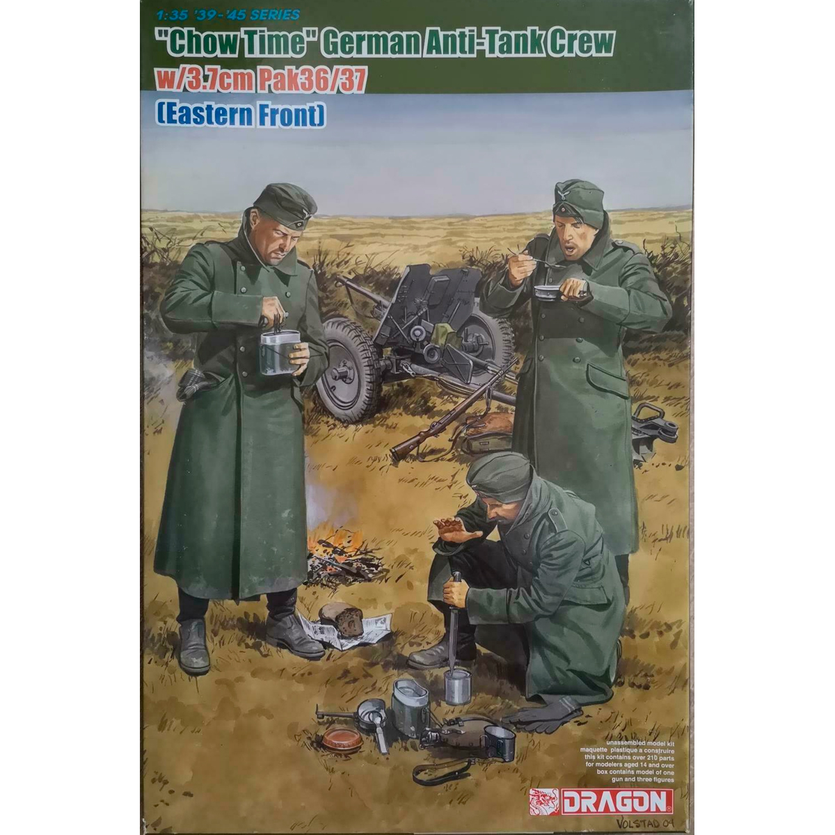 1/35 Chow Time German Anti-Tank Gun Crew w/3.7cm PaK 35/36 (Eastern Front)
