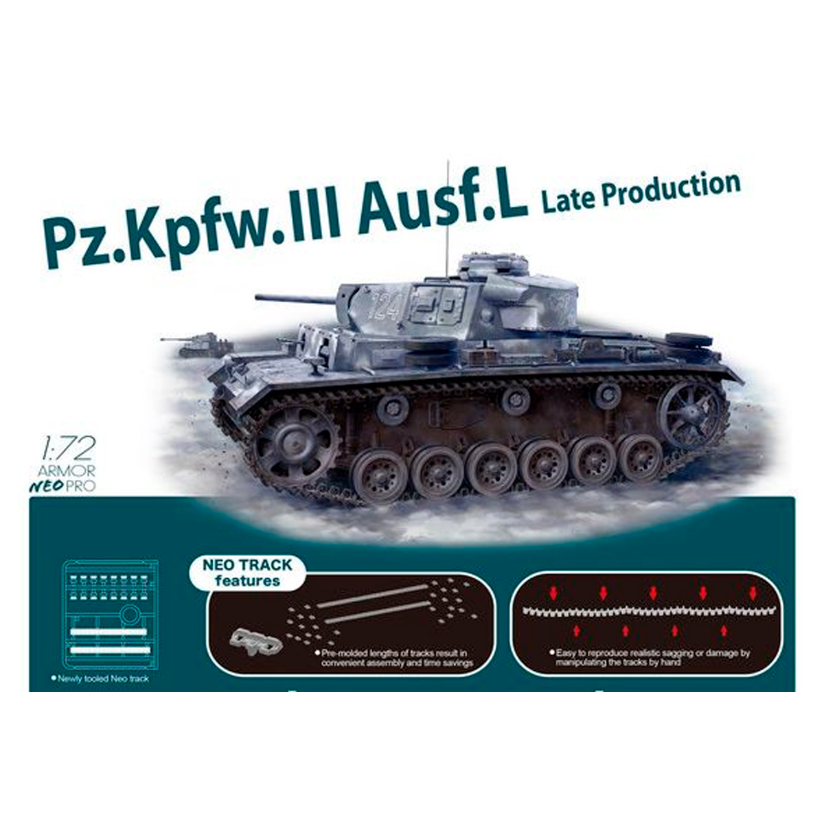 1/72 Pz.Kpfw. III Ausf. L late production Neo Tracks
