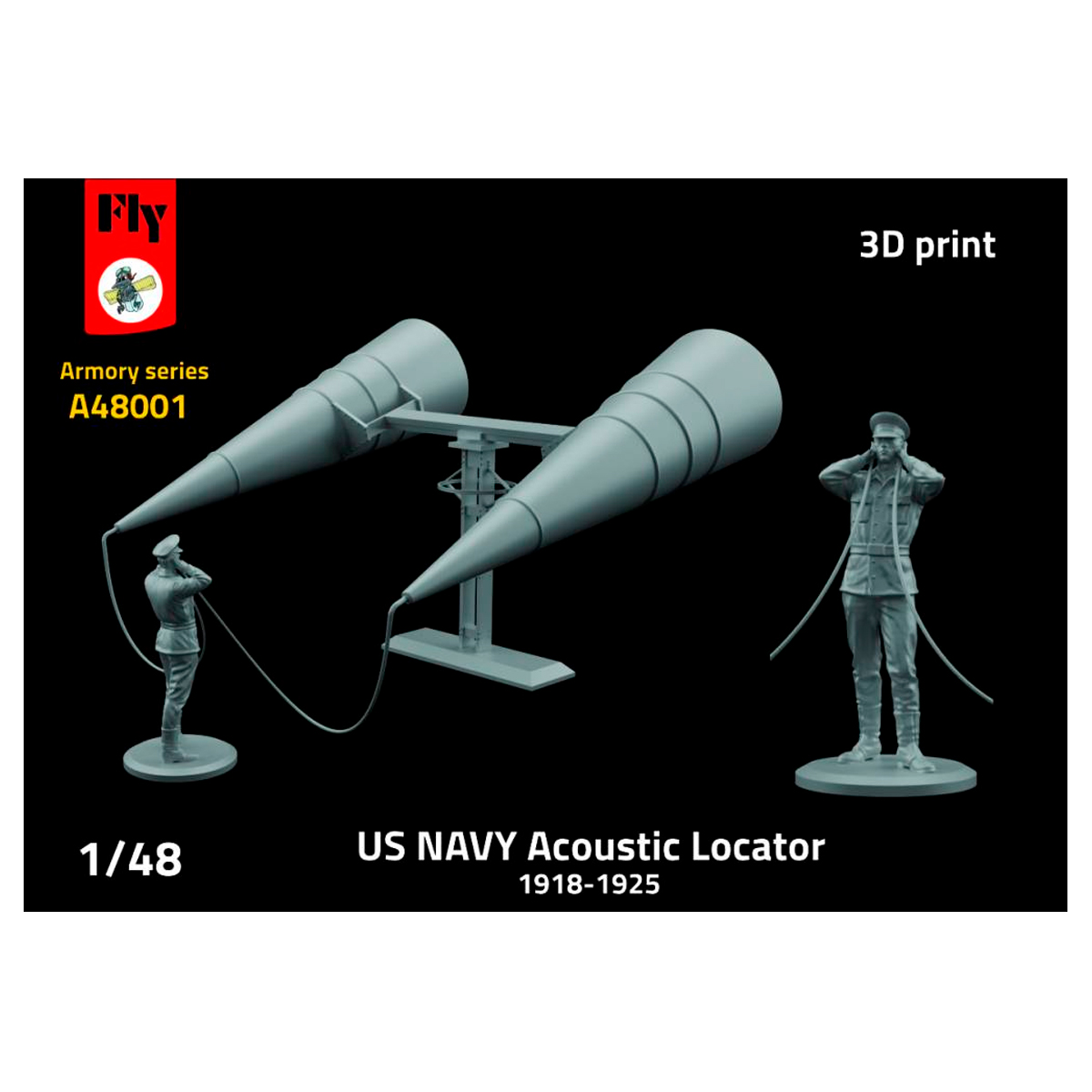 1/48 US Navy Acoustic Locator 3D Printed