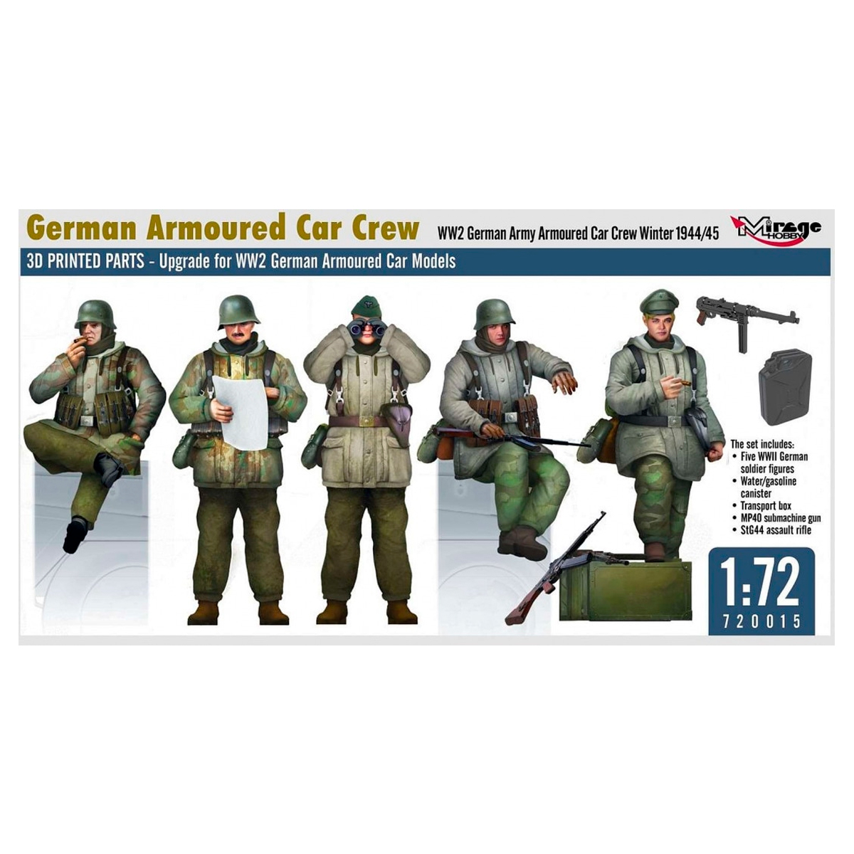1/72 German Armoured Car Crew