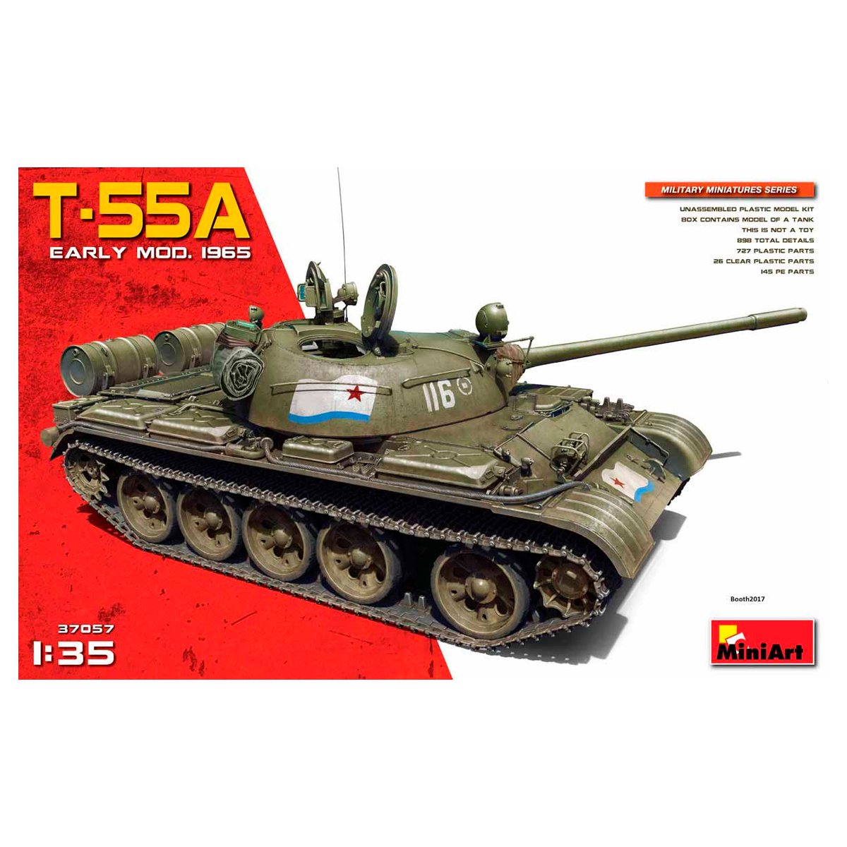 1/35 T-55A Early Mod. 1965