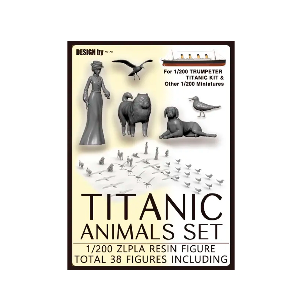 1/200 Titanic Animals Set