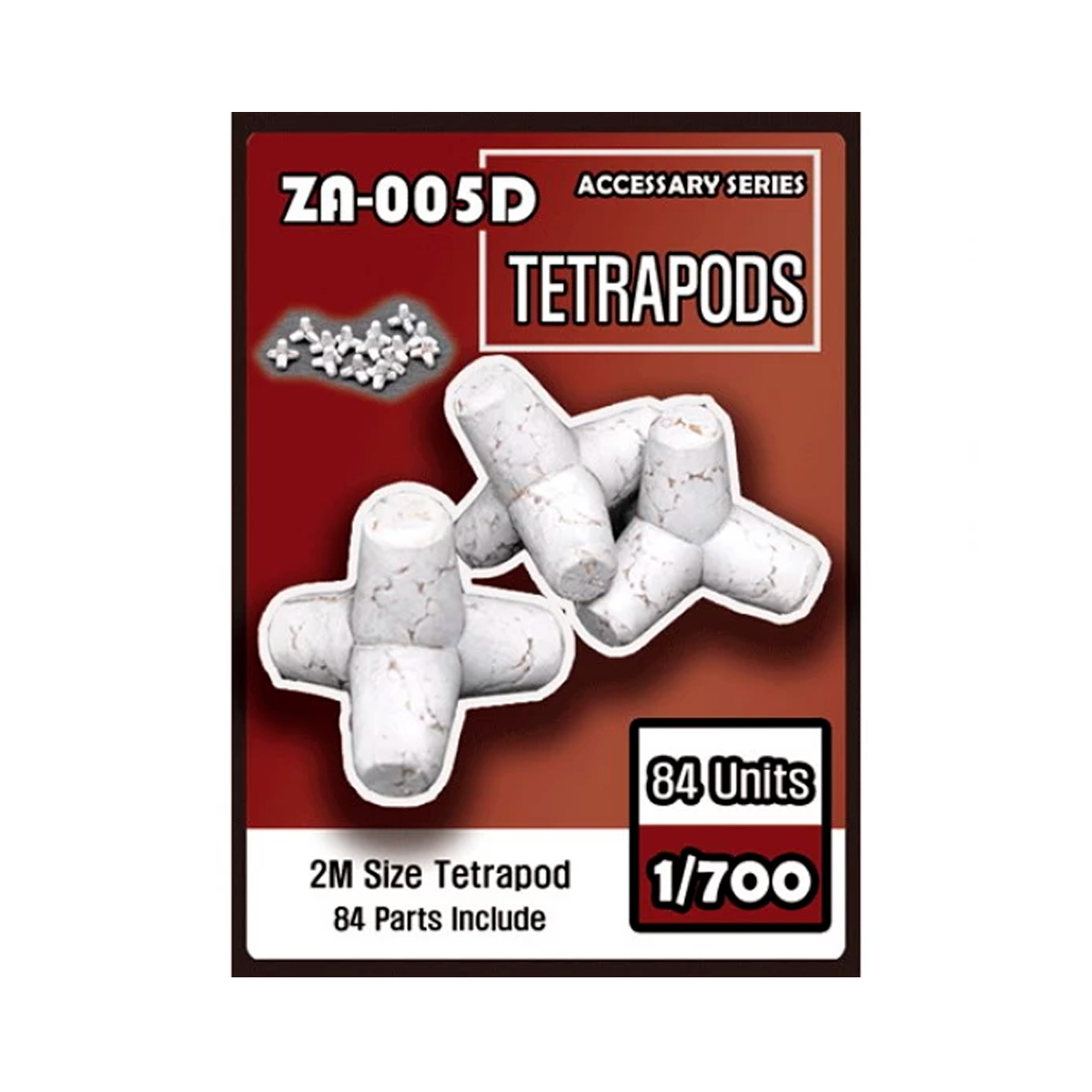 1/700 Anti-tank Obstacles – Tetrapods (84pcs)