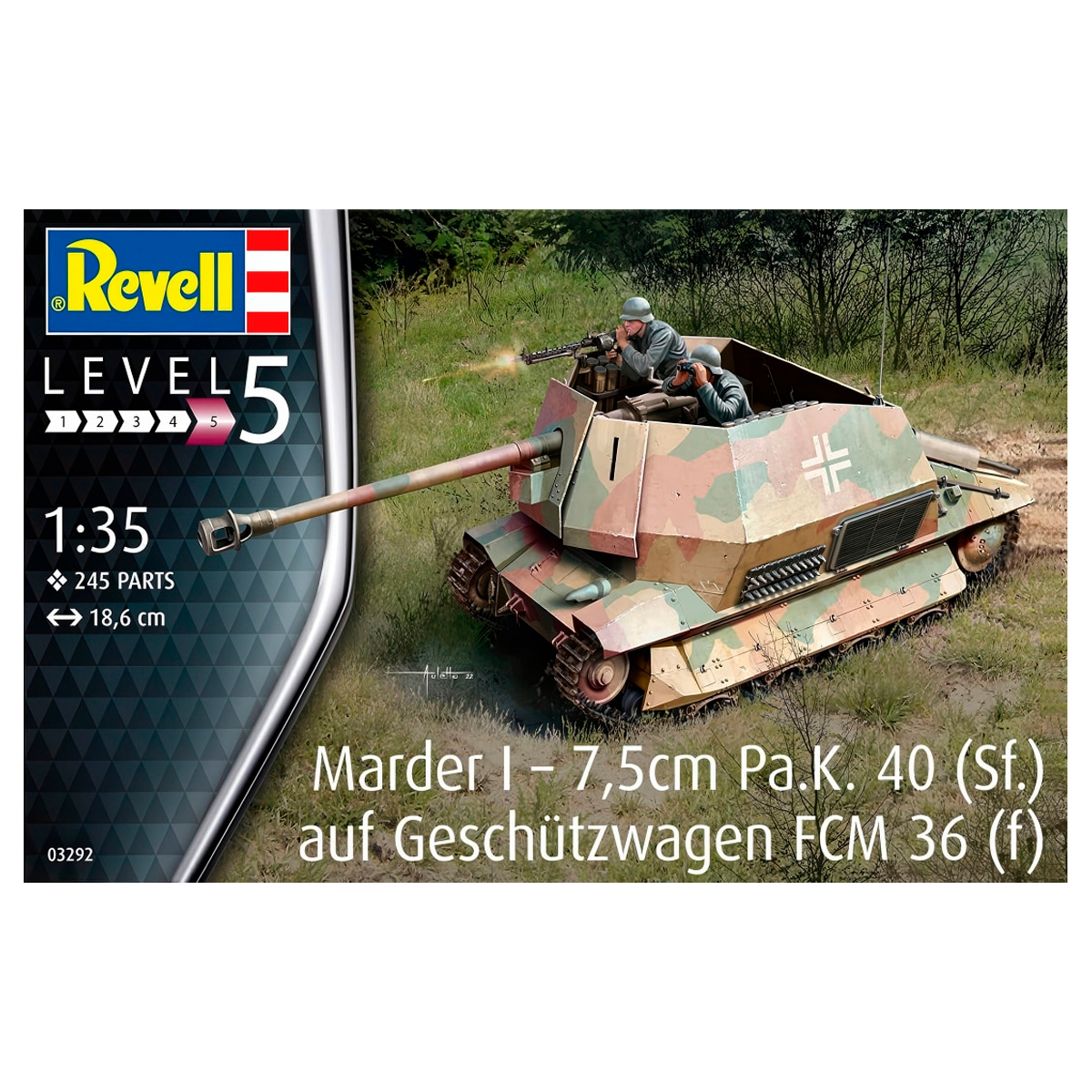 1/35 Marder 1 – 7,5cm Pa.K. 40 (Sf.) auf Geschützwagen FCM 36 (f)