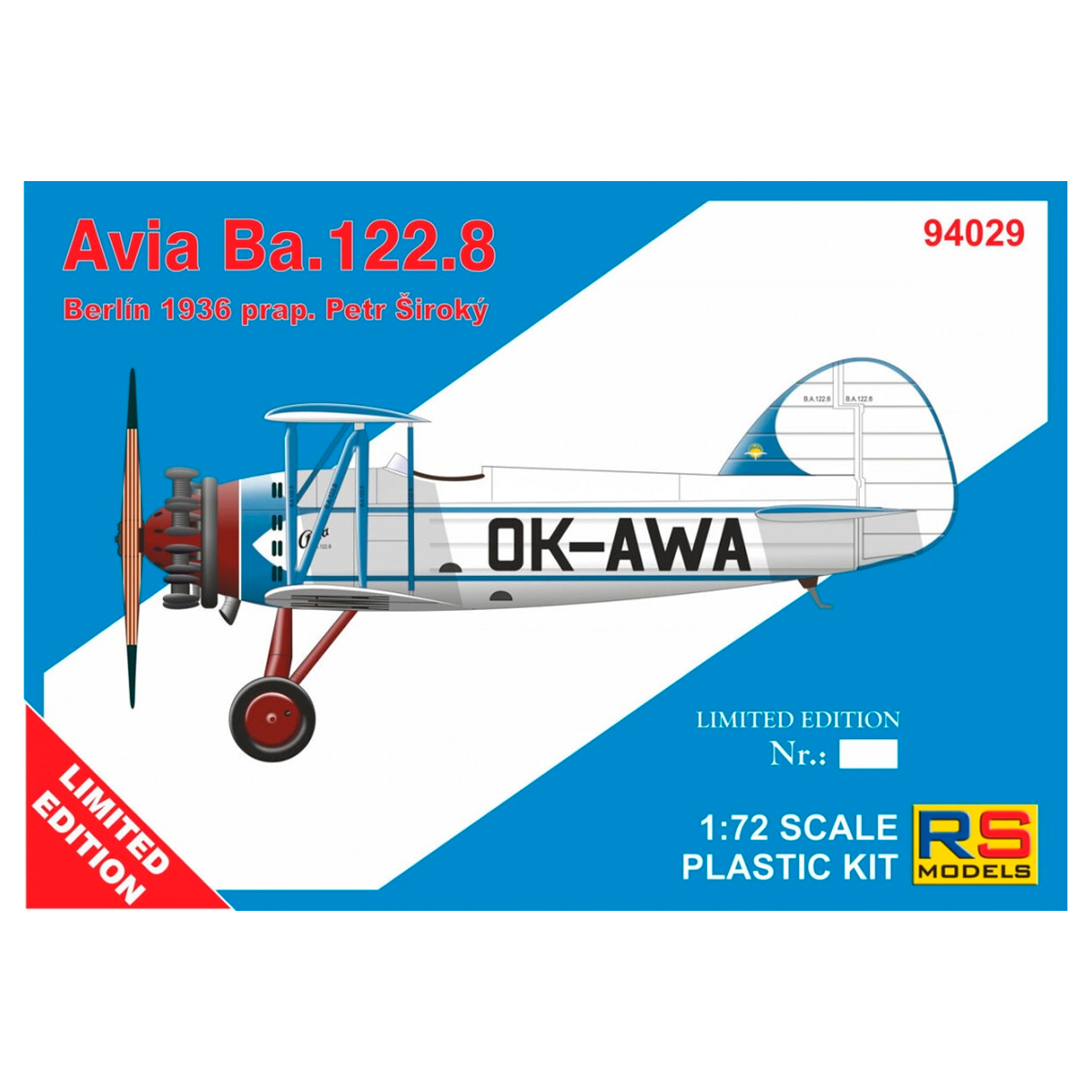 1/72 Avia Ba. 122.8 Berlin 1936