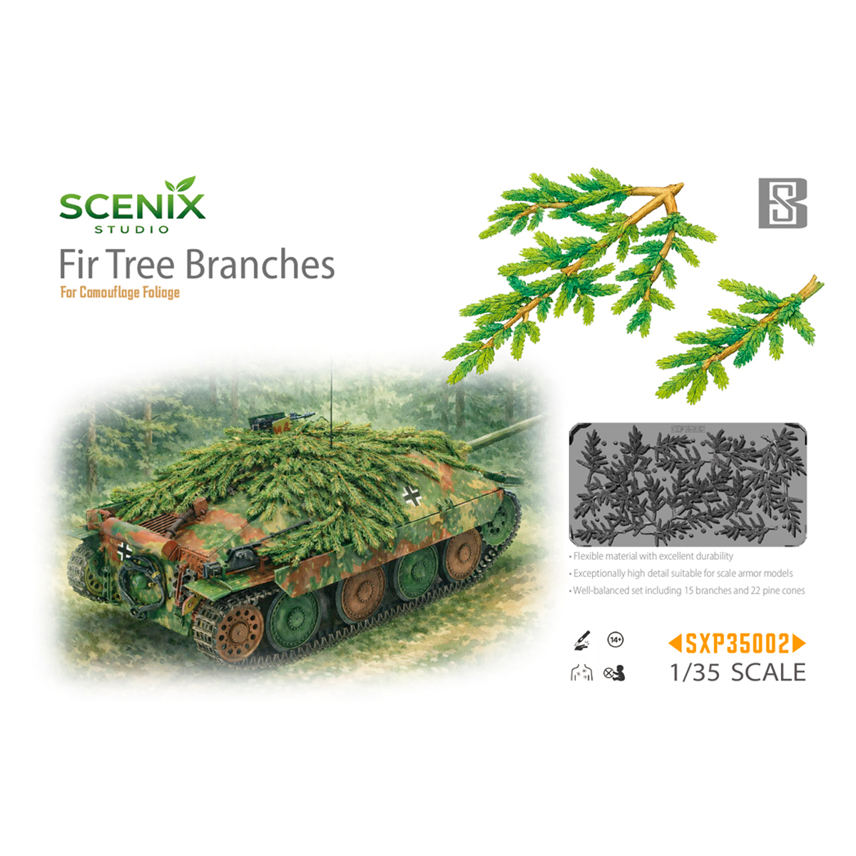 Fir Tree Branches (for Camouflage Foliage) 1/35