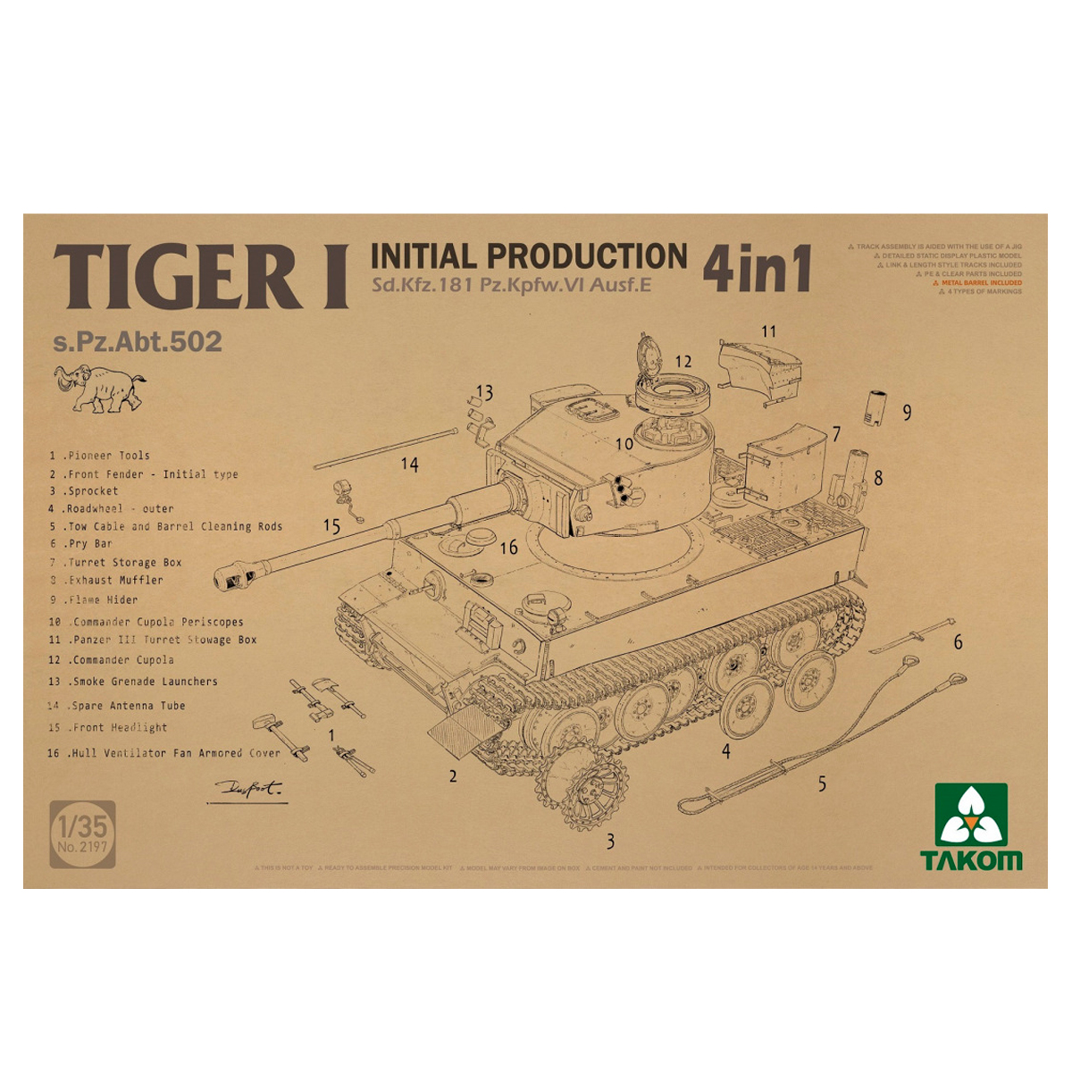 1/35 TIGER I INITIAL PRODUCTION