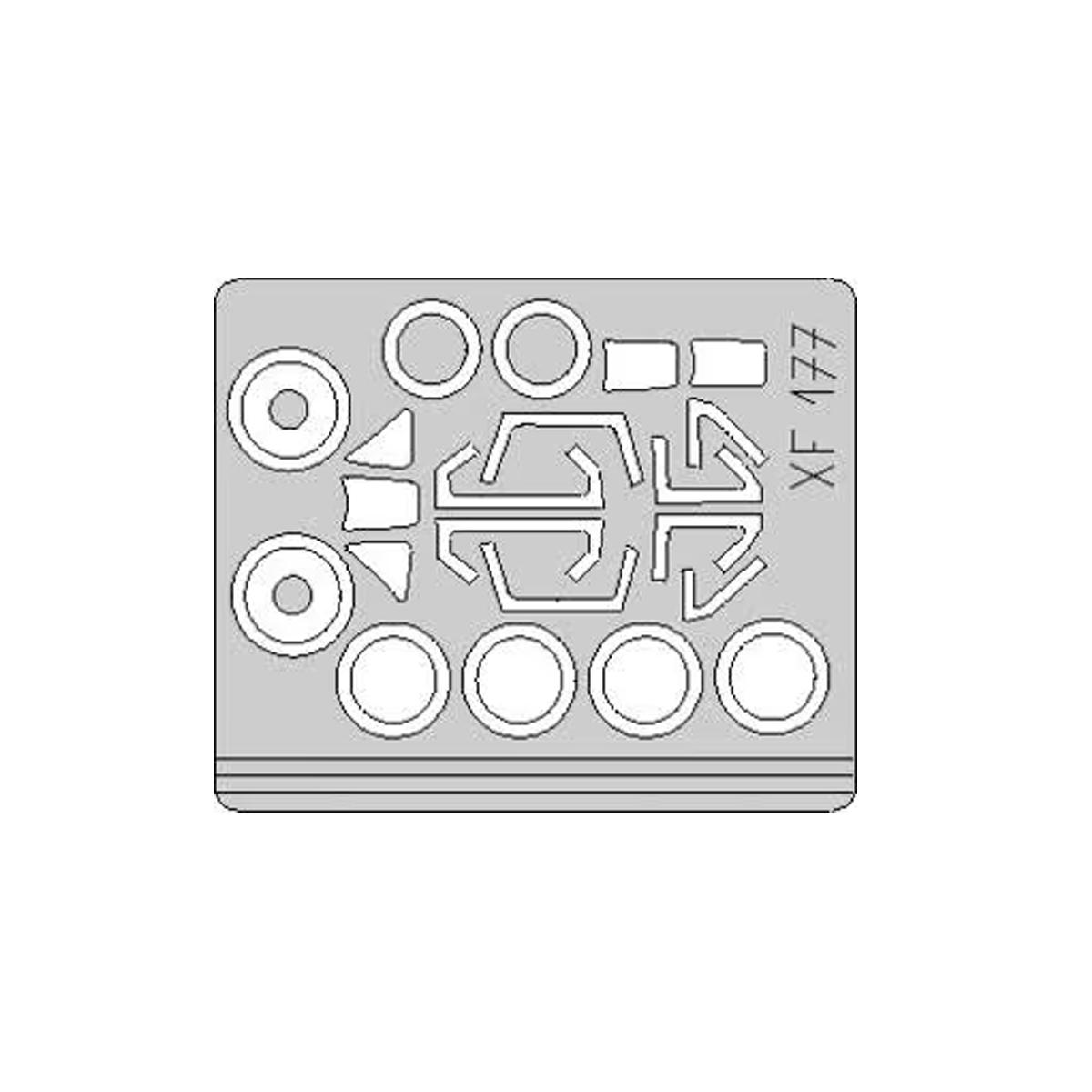 Eduard 1/48 Me 262A Schwalbe Masking set for Tamiya