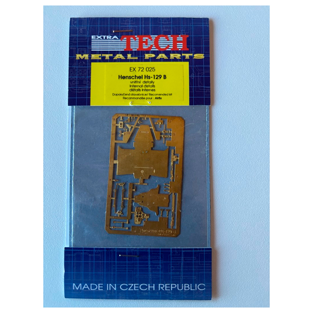 1/72 Henschel Hs 129 B interior photo-etched detail set