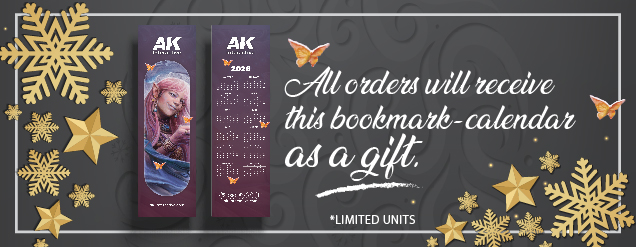 Calendario-Marcapáginas AK® ¡De regalo con tu pedido!