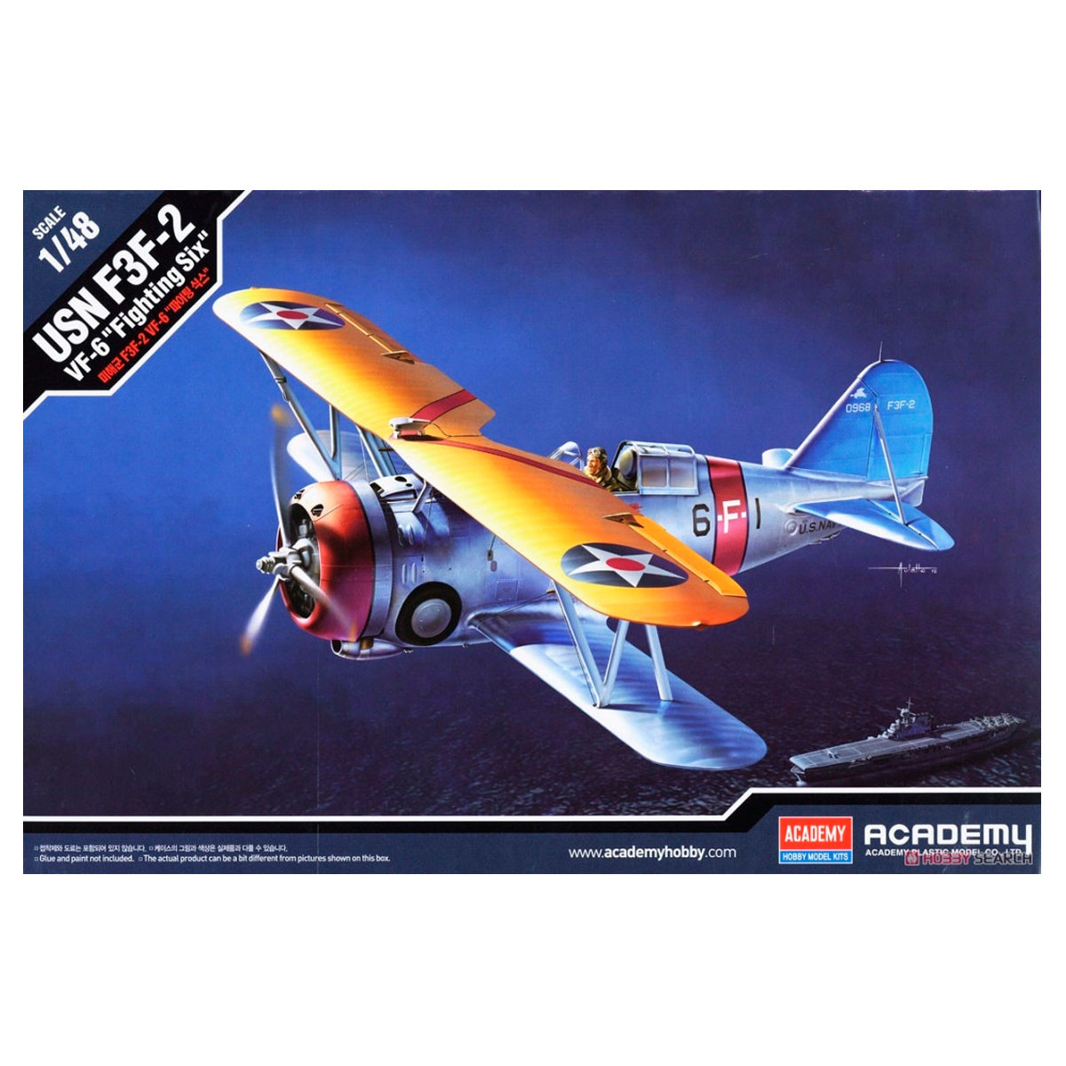 1/48 USN F3F-2 VF-6 «Fighting Six»