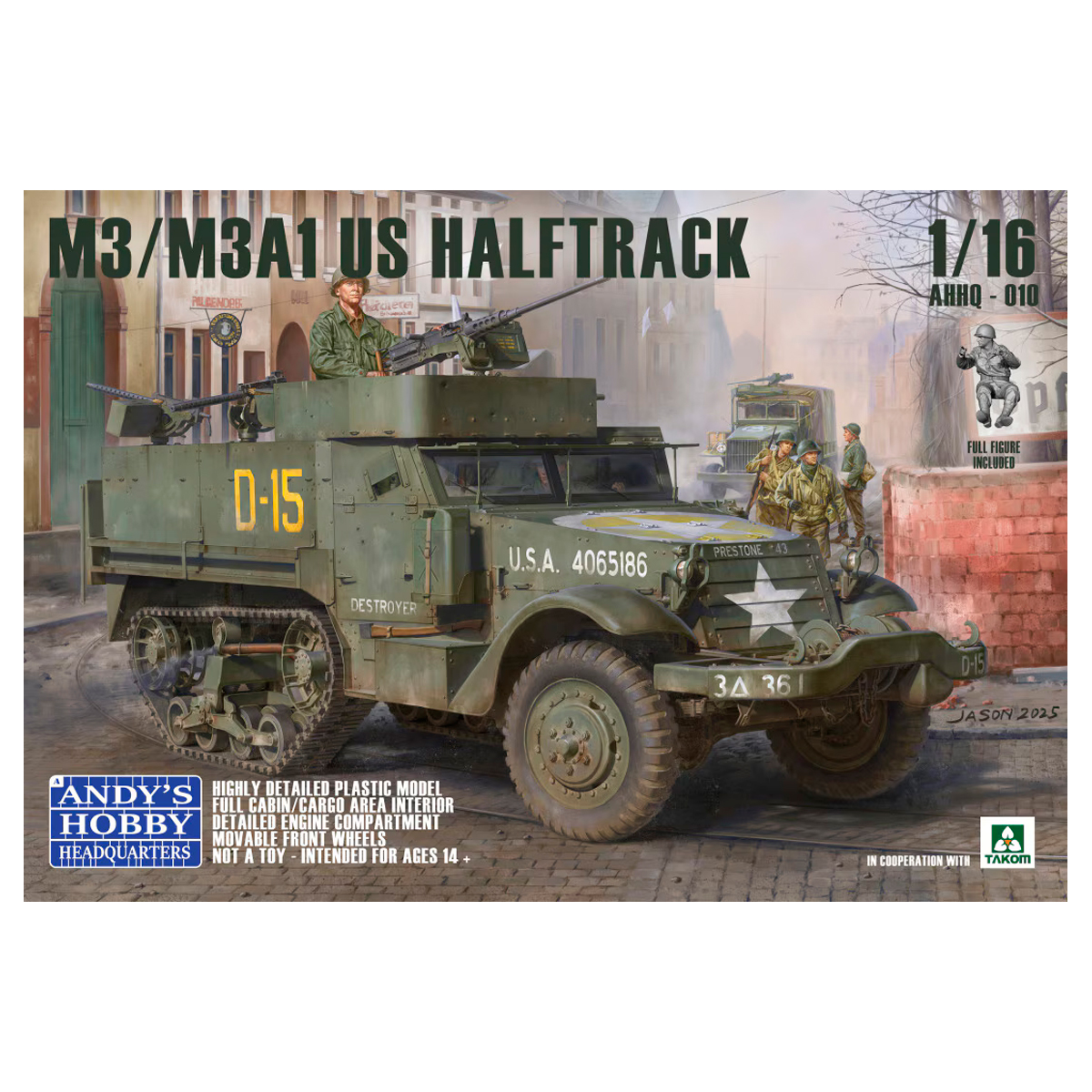 1/16 M3 / M3A1 U.S. Halftrack 2 in 1