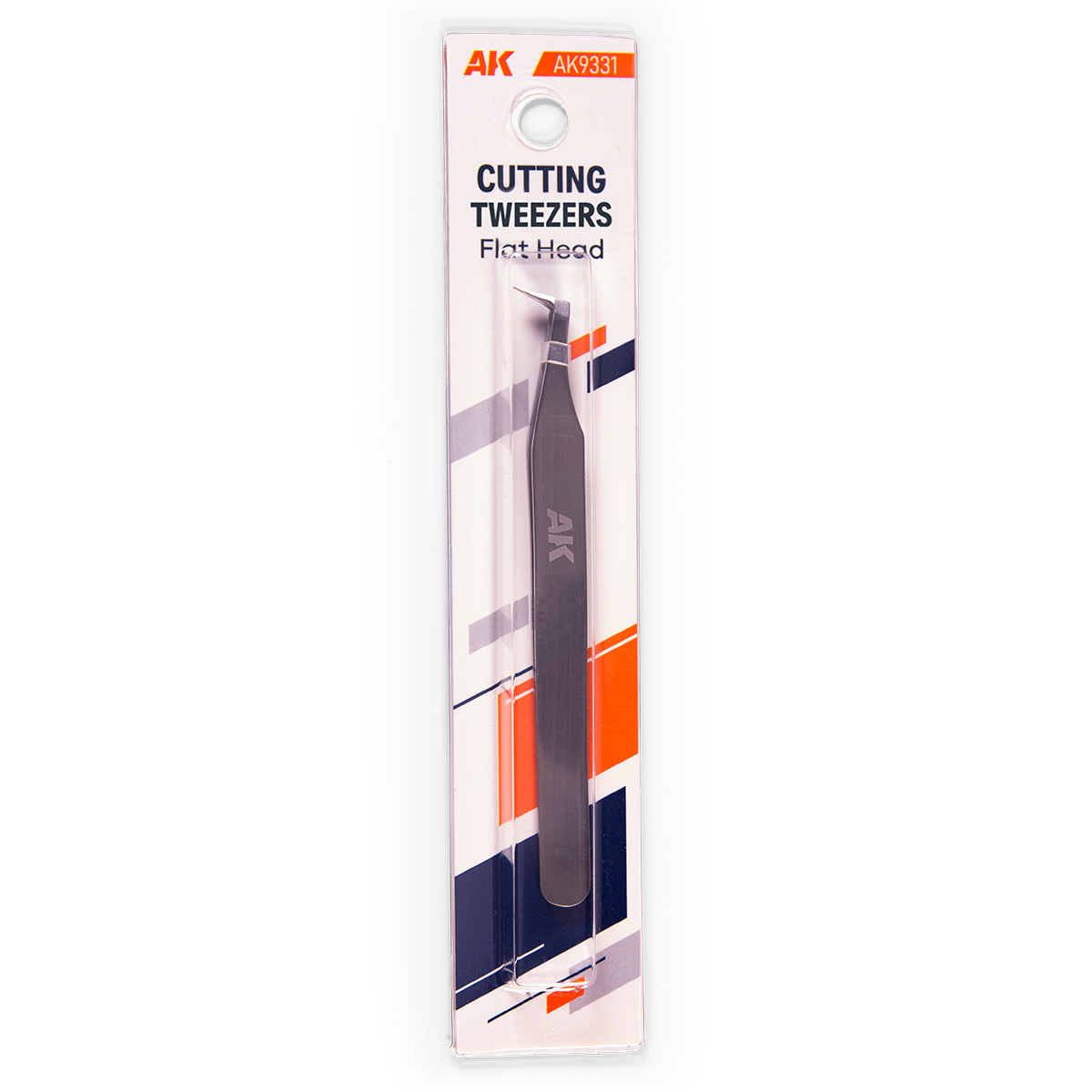 CUTTING TWEEZERS FLAT HEAD – PINZAS DE CORTE DE CABEZA PLANA