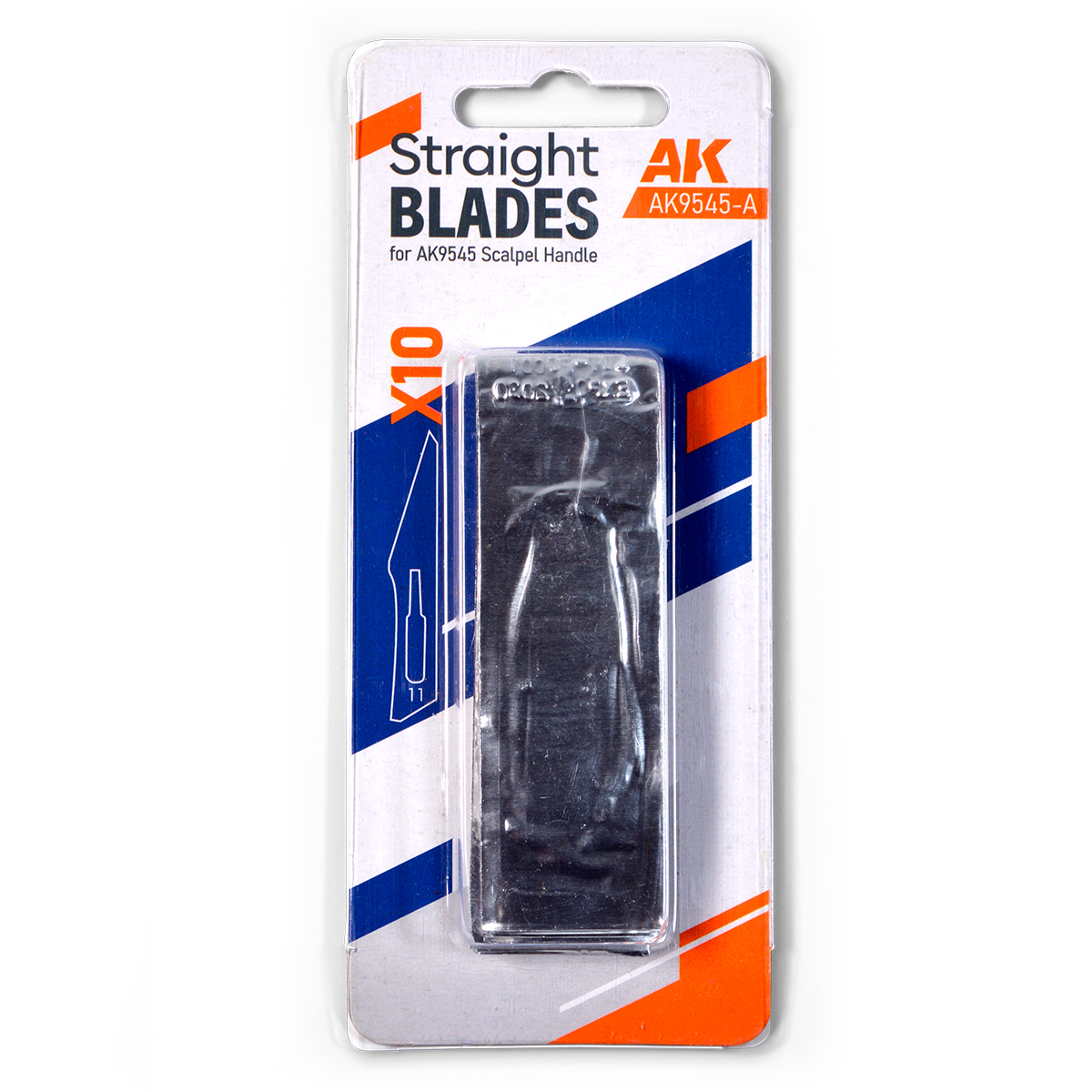 STRAIGHT BLADES FOR AK9545 (10 UNITS) – CUCHILLAS RECTA PARA AK9545 (10 UNIDADES)