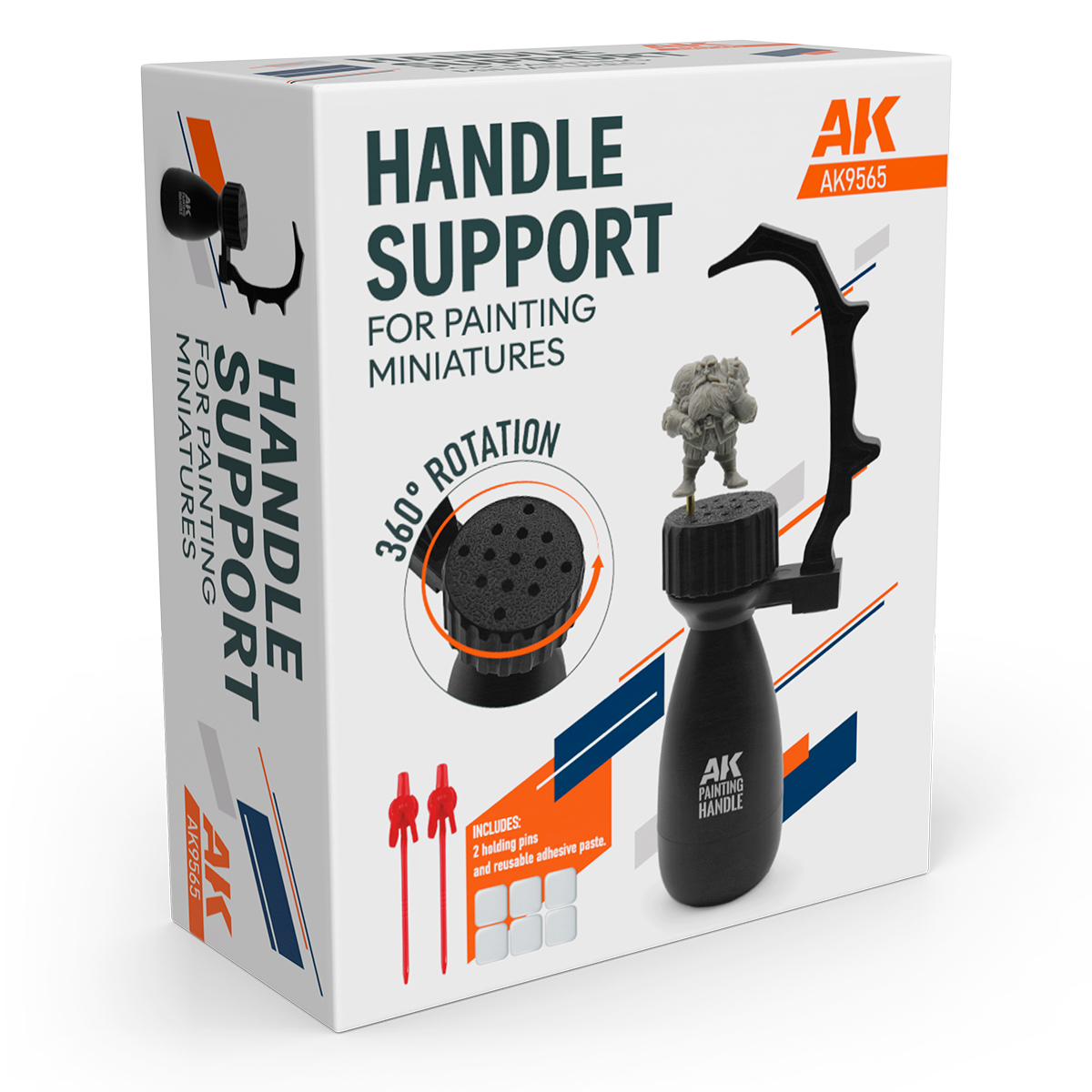 HANDLE SUPPORT FOR PAINTING MINIATURES – SOPORTE CON MANGO PARA PINTAR MINIATURAS