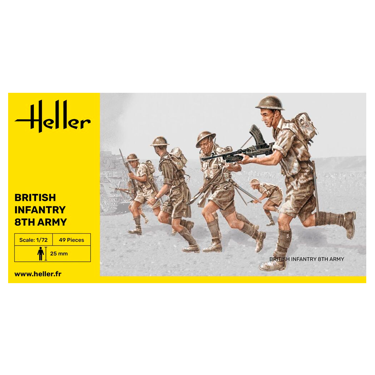 1/72 British infantry of the 8th Army