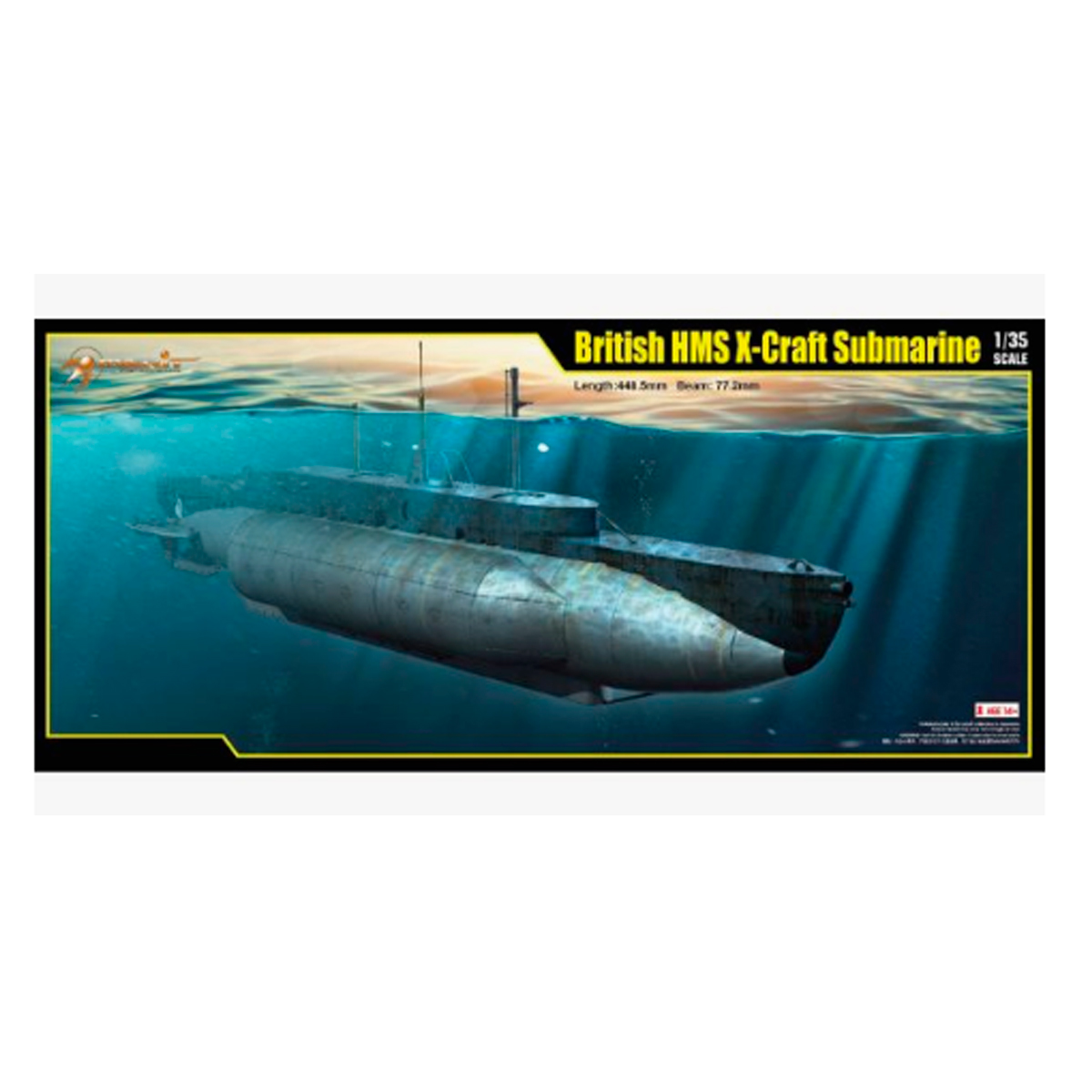 1/35 British HMS X-Craft Submarine