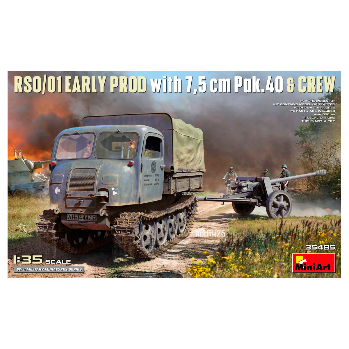 1/35 RSO/01 Early Prod. with 7,5 cm Pak.40 & Crew