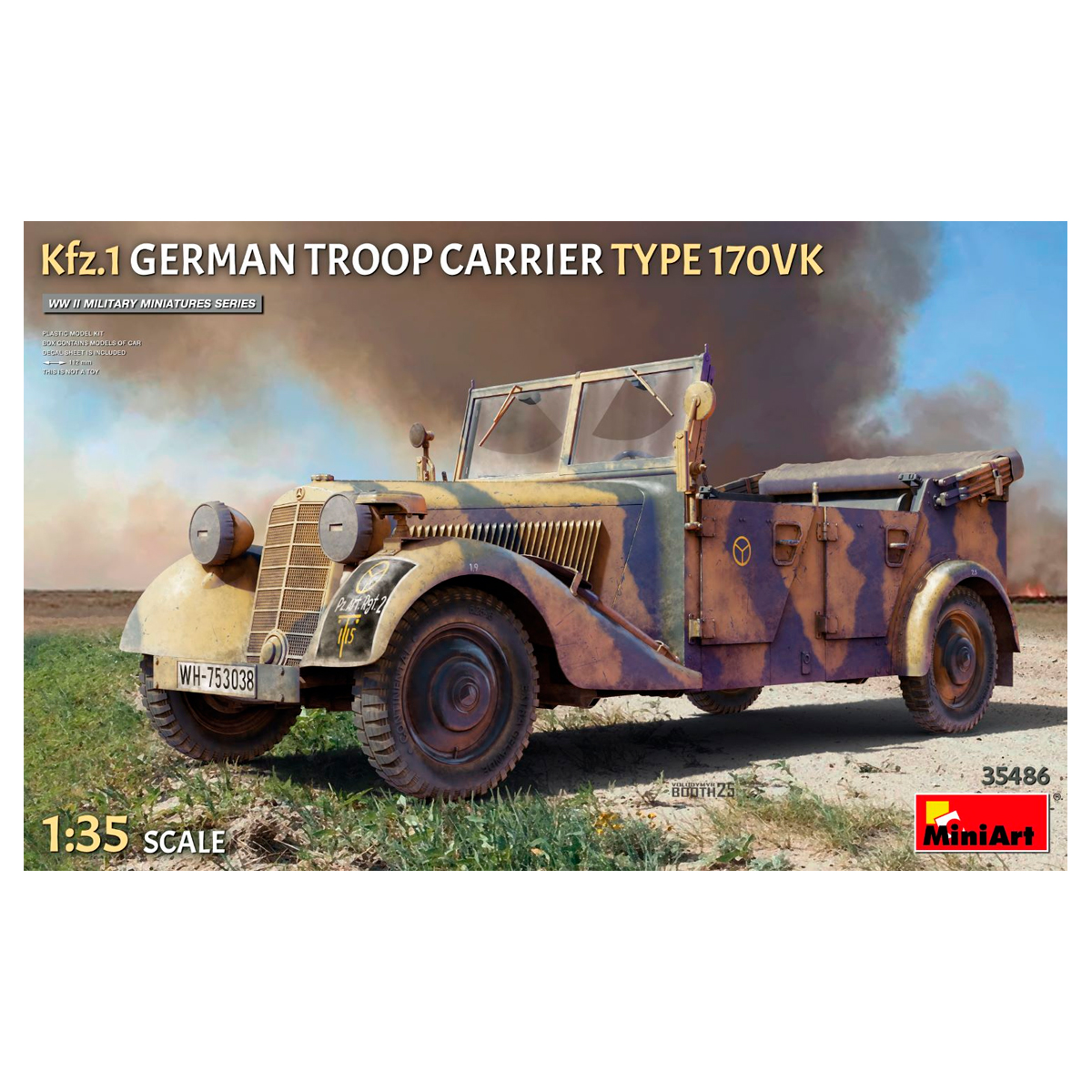 1/35 Kfz.1 German Troop Carrier Type 170VK