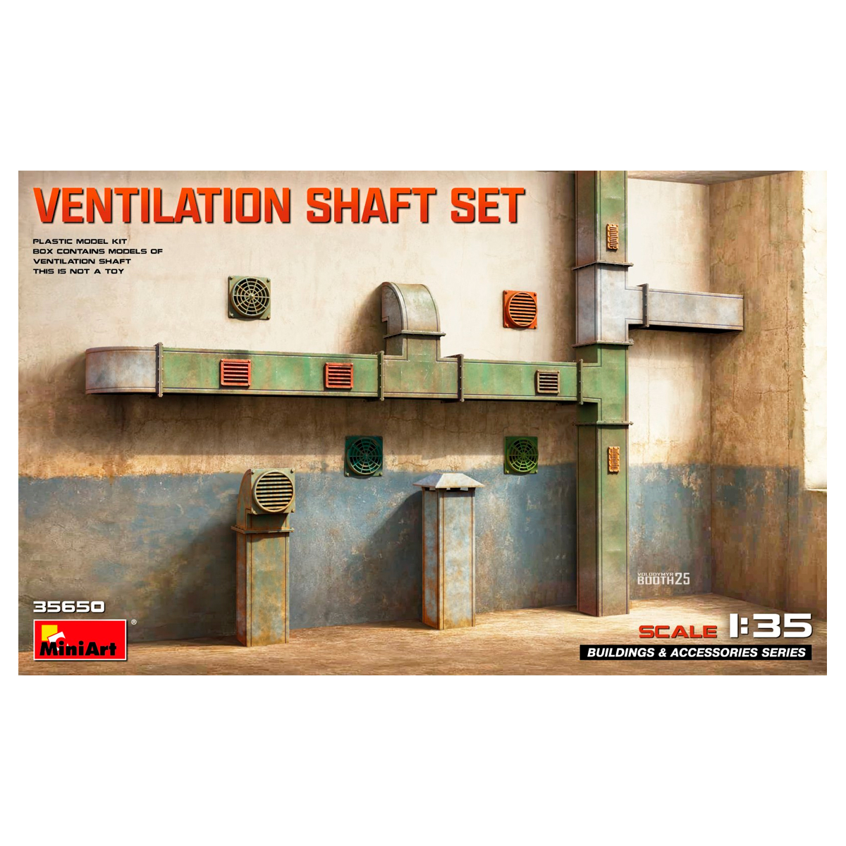 1/35 Ventilation Shaft Set