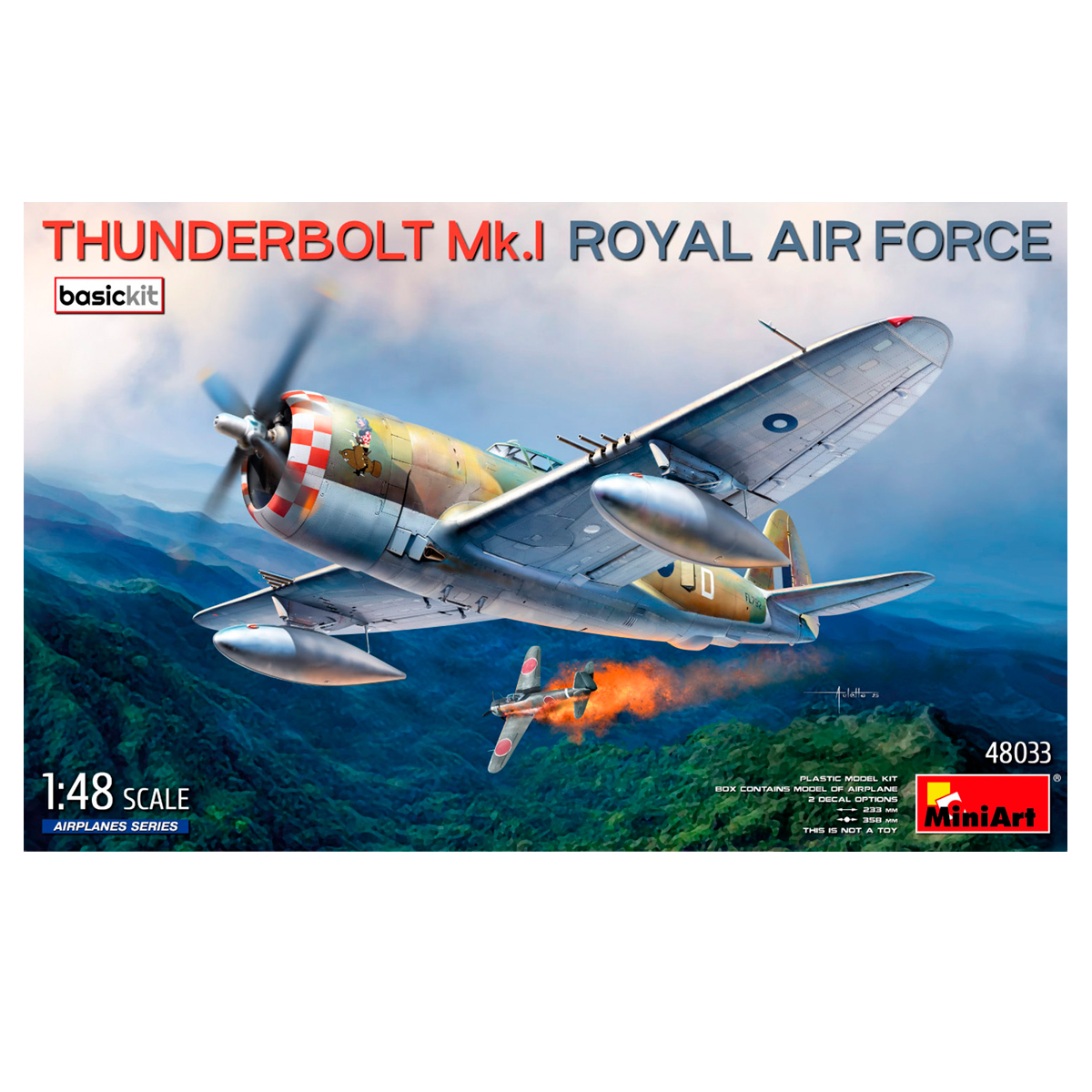 1/48 Thunderbolt Mk.I. Royal Air Force. Basic Kit