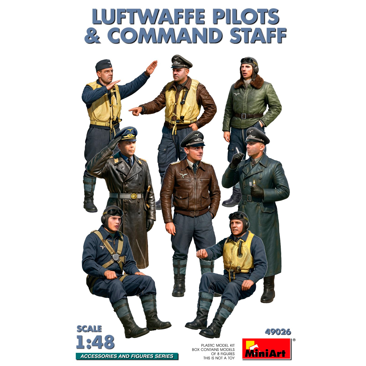 1/48 Luftwaffe Pilots and Command Staff