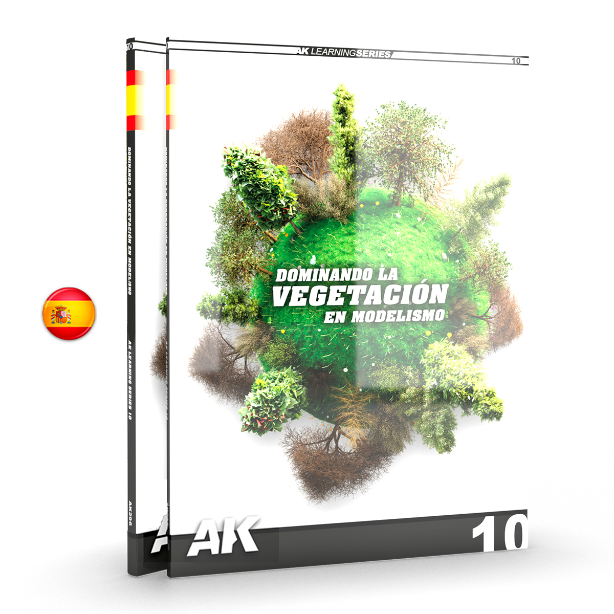 AK LEARNING 10: DOMINANDO LA VEGETACION EN MODELISMO (Tapa dañada)