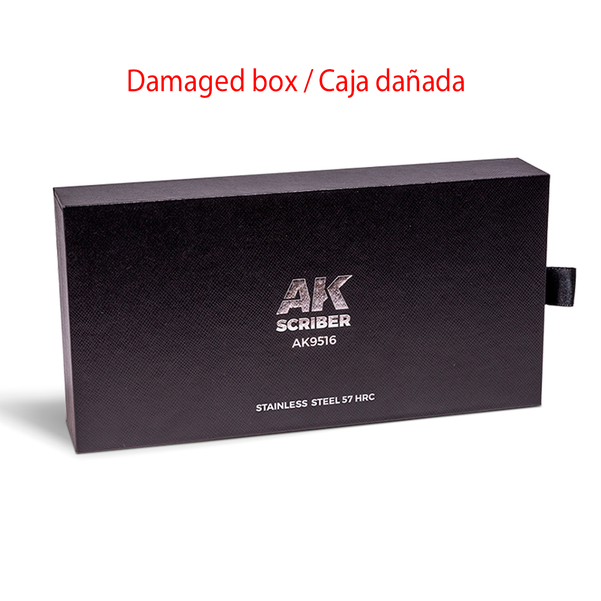 SCRIBER – STAINLESS STEEL 57 HRC (Damaged box / Caja dañada)