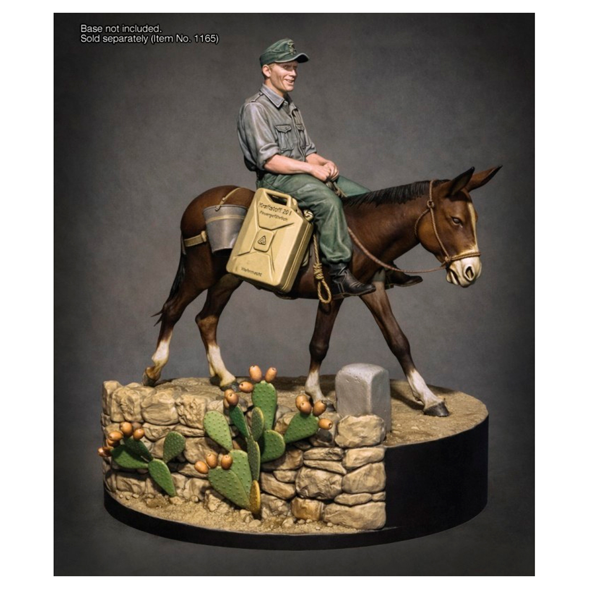 German Soldier with Mule – WWII (1/35 scale) 3D printed