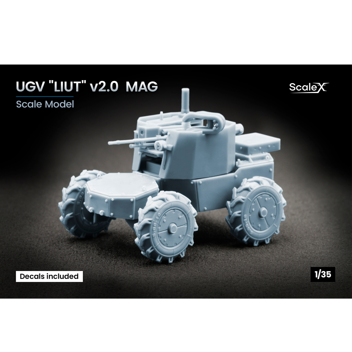 UGV «LIUT» v2.0 MAG 1/35